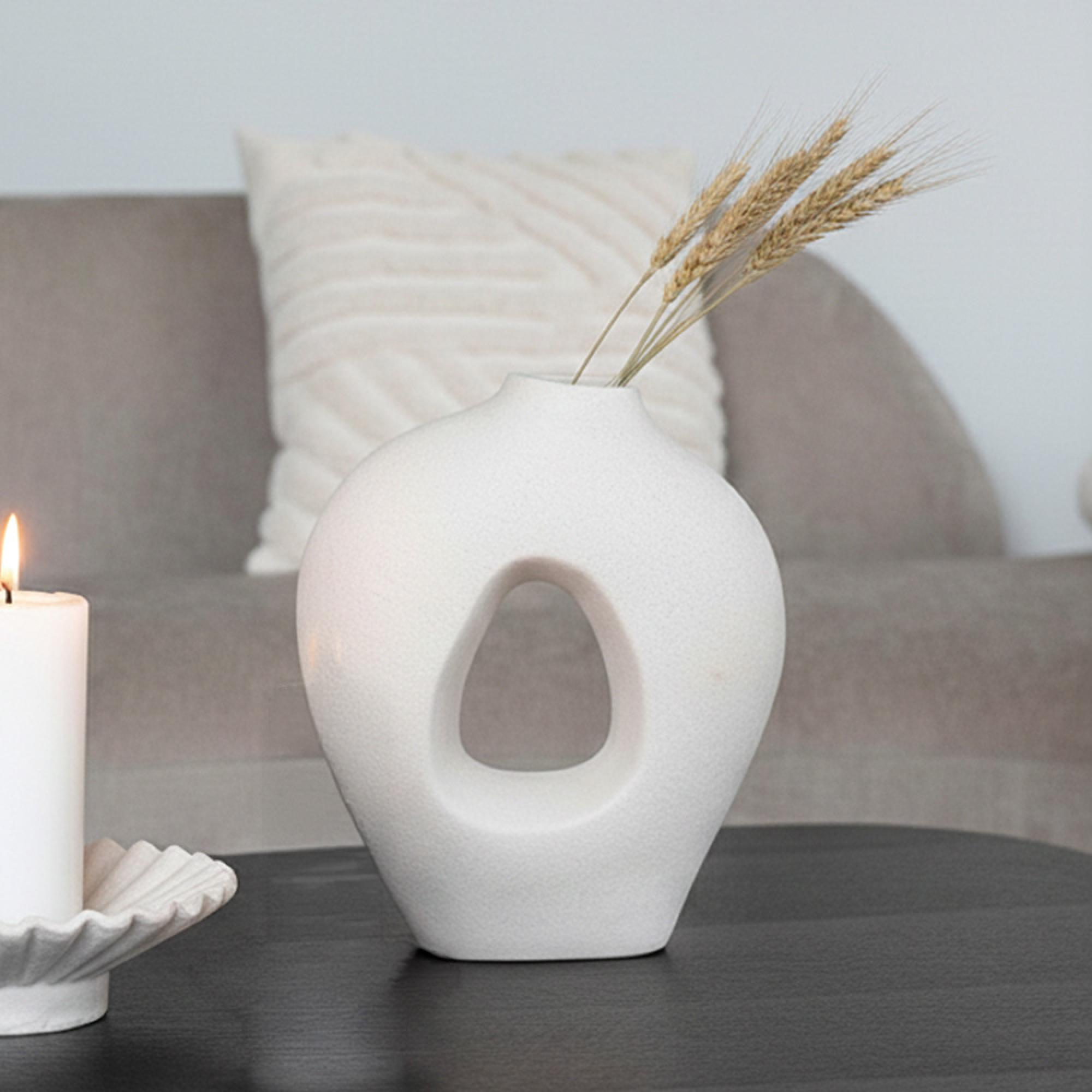 Ceramic Vase - White