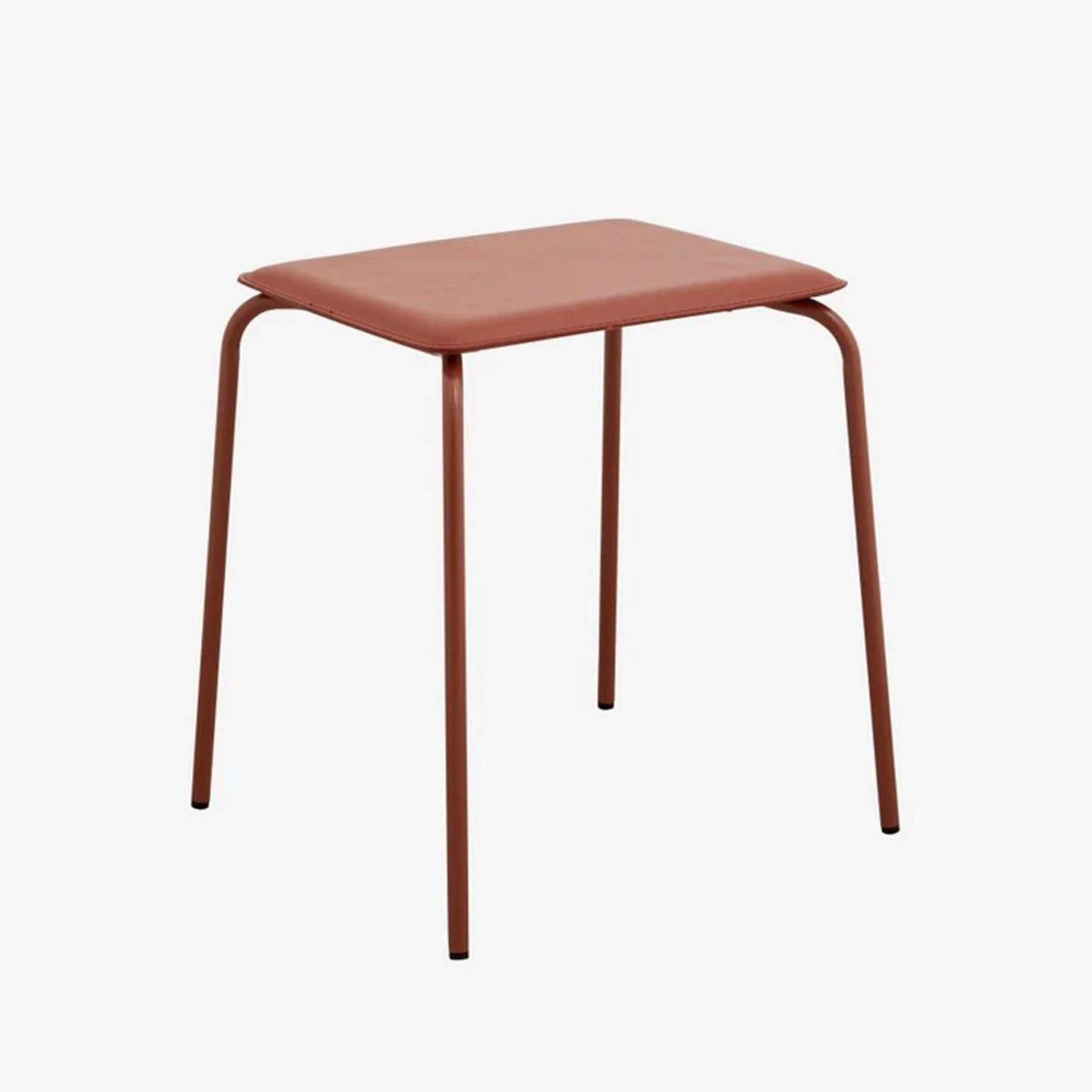 Esa Stool - Rust Red - Metal