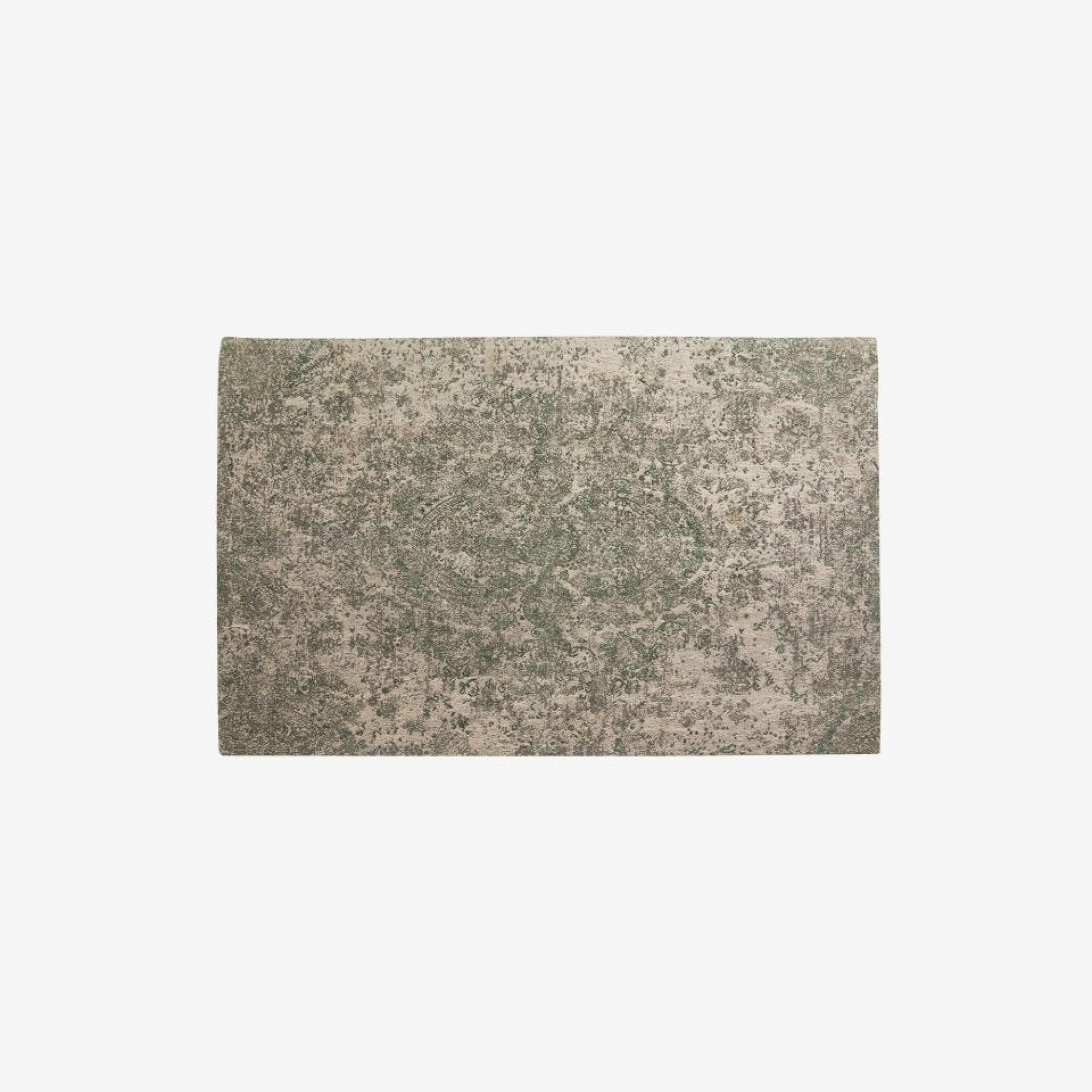 Aria Jacquard Woven Rug - Green - 240cm x 160cm
