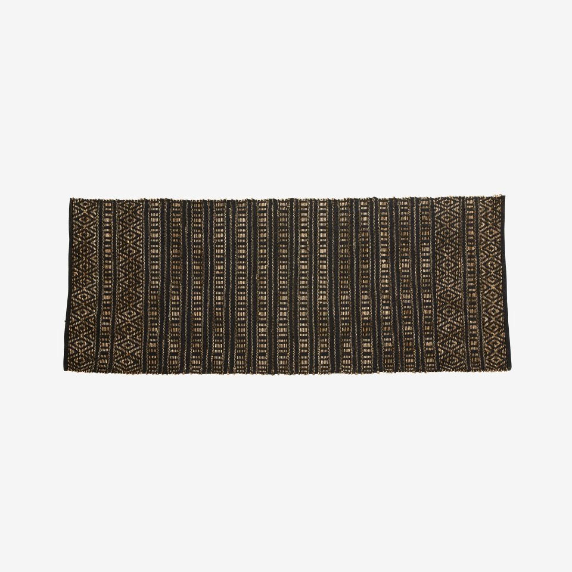 Farah Rug - Black & Natural - 250cm x 200cm