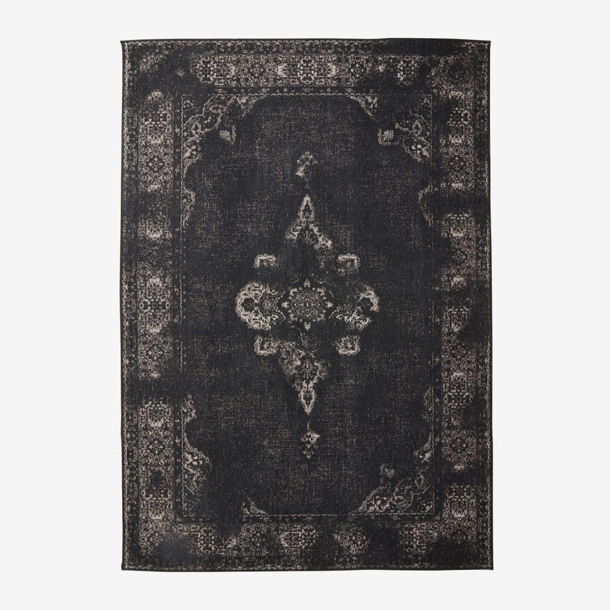 Grand Woven Rug - Black - 290cm x 200cm