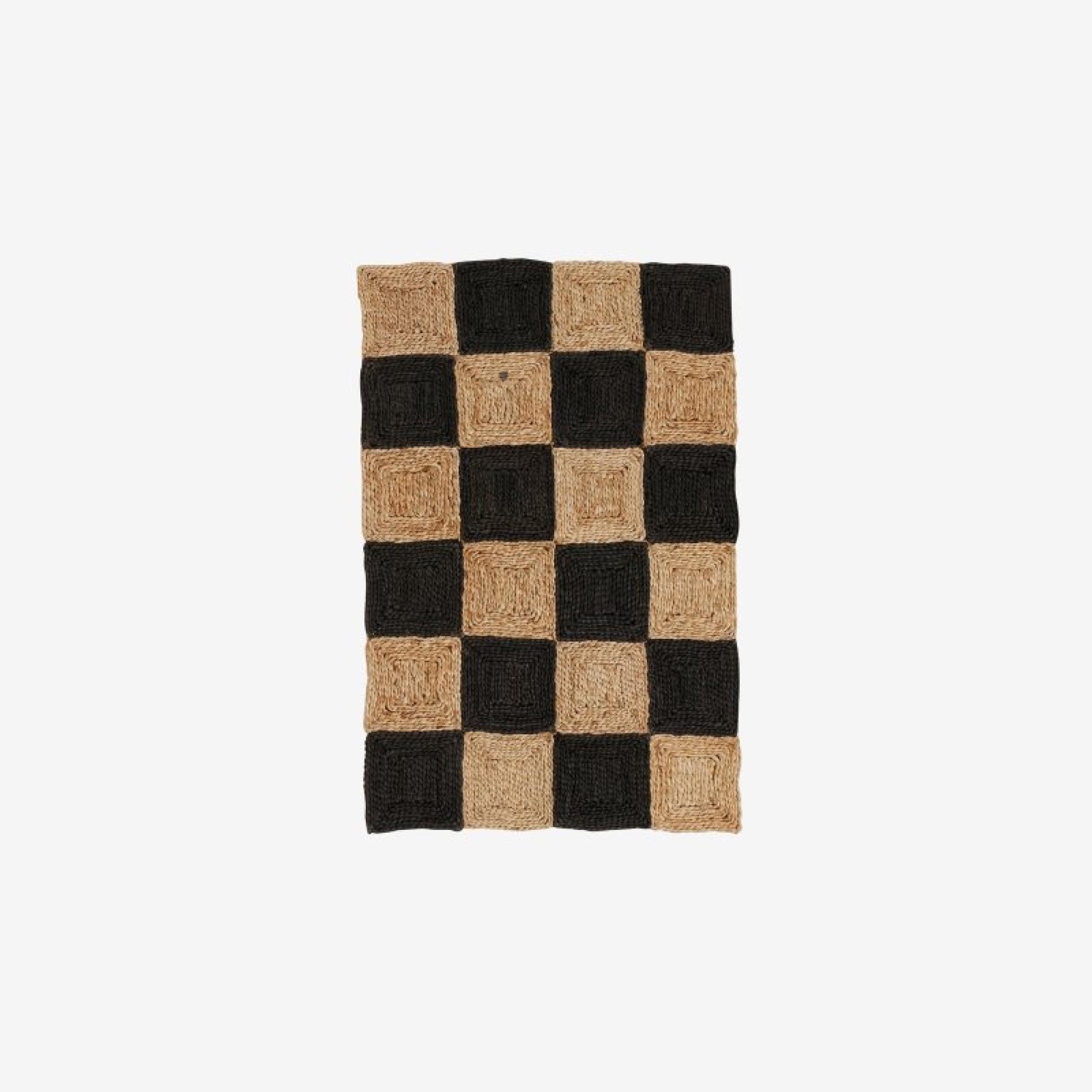 Nanea Rug - Natural & Black - 90cm x 60cm