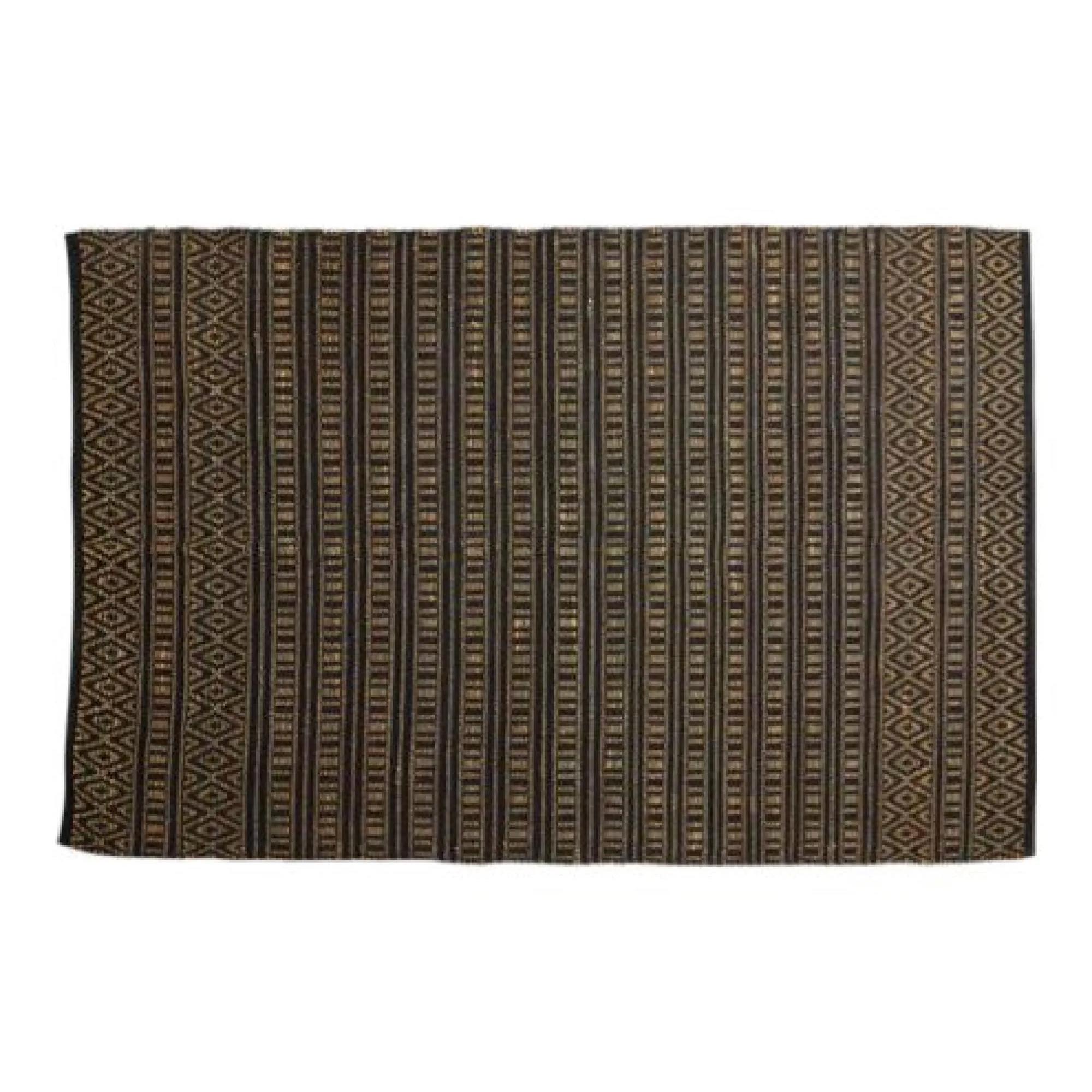 Farah Rug - Black & Natural - 240cm x 160cm