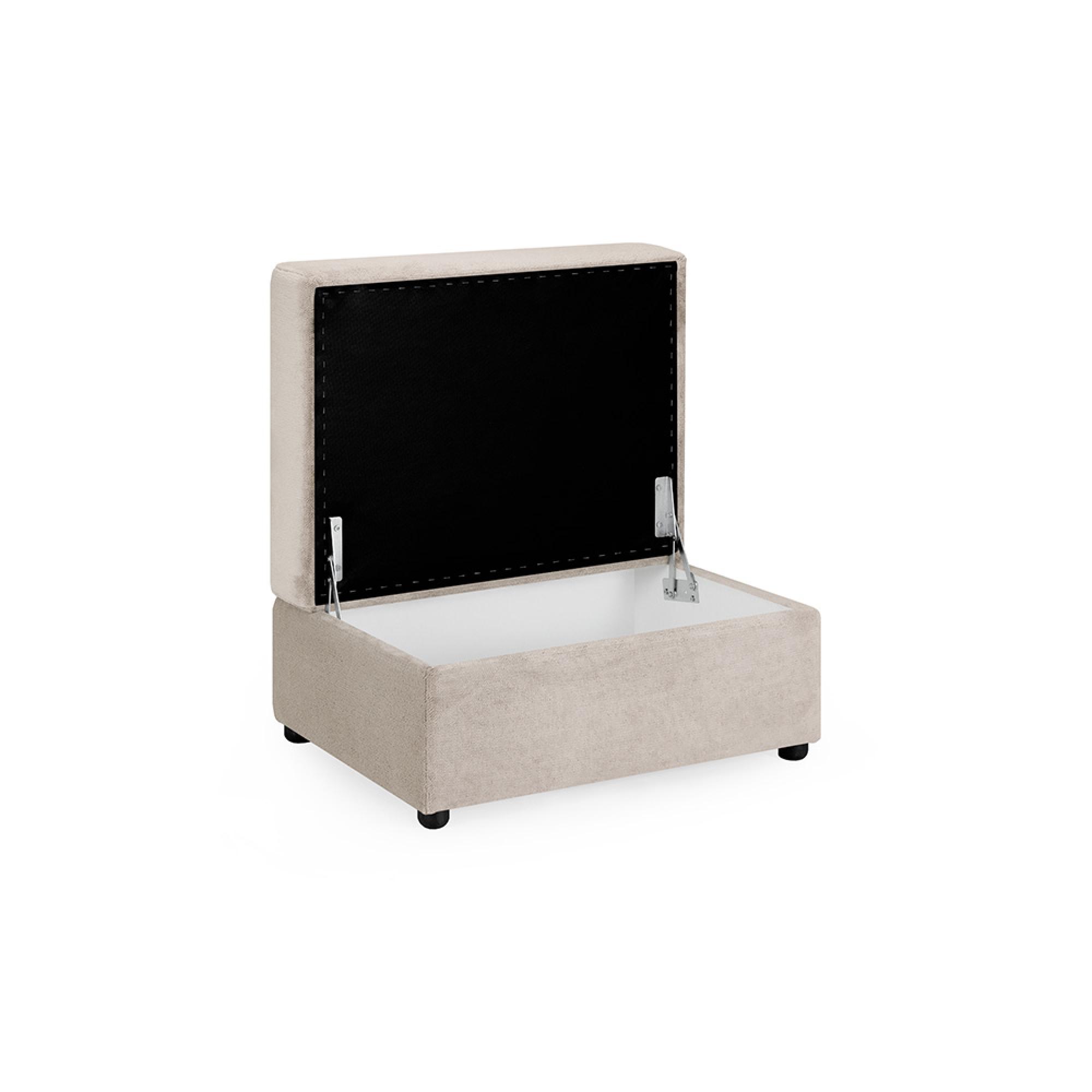 Mirabel Footstool - Mocha Fabric