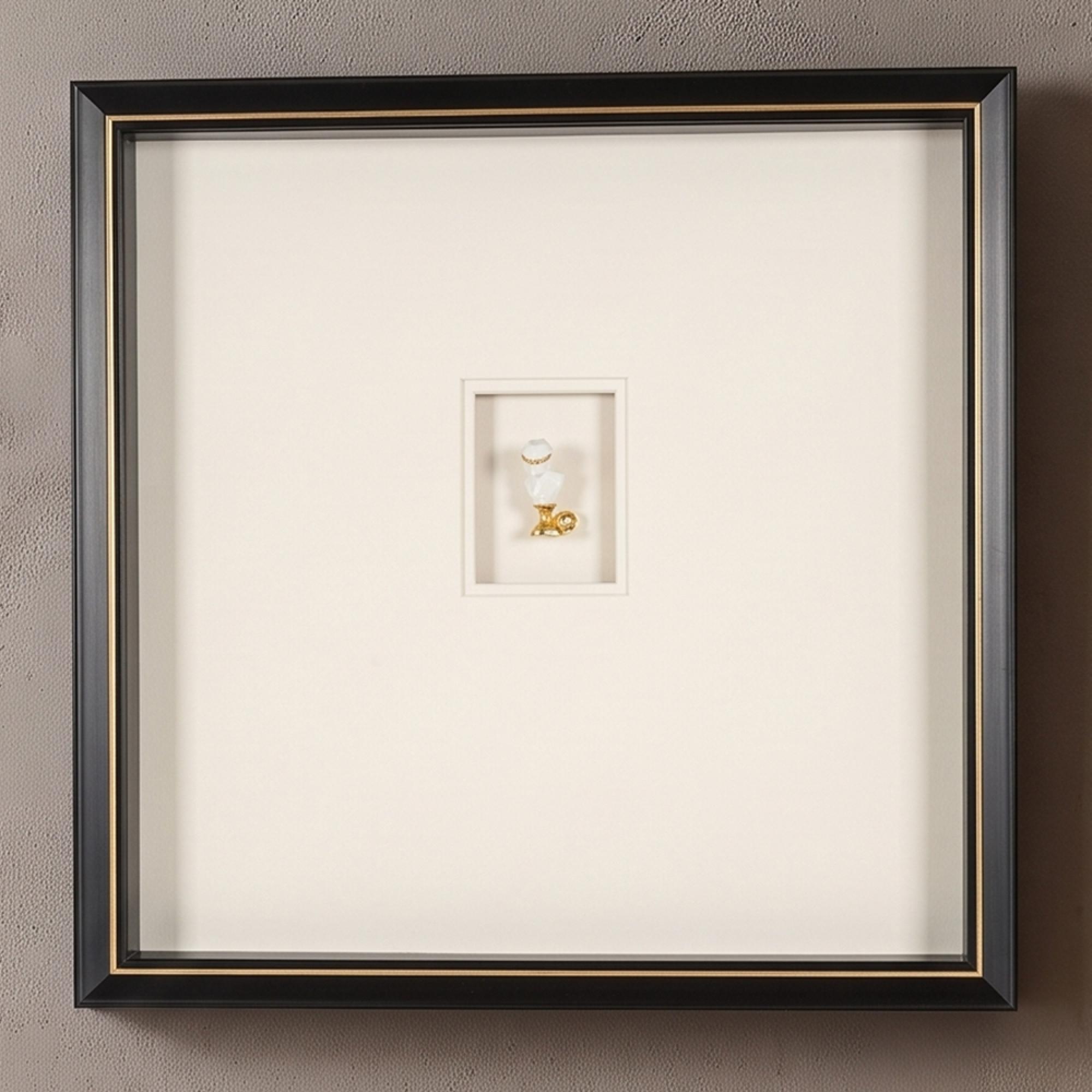 Hanna Wall Art - Square - Black and White