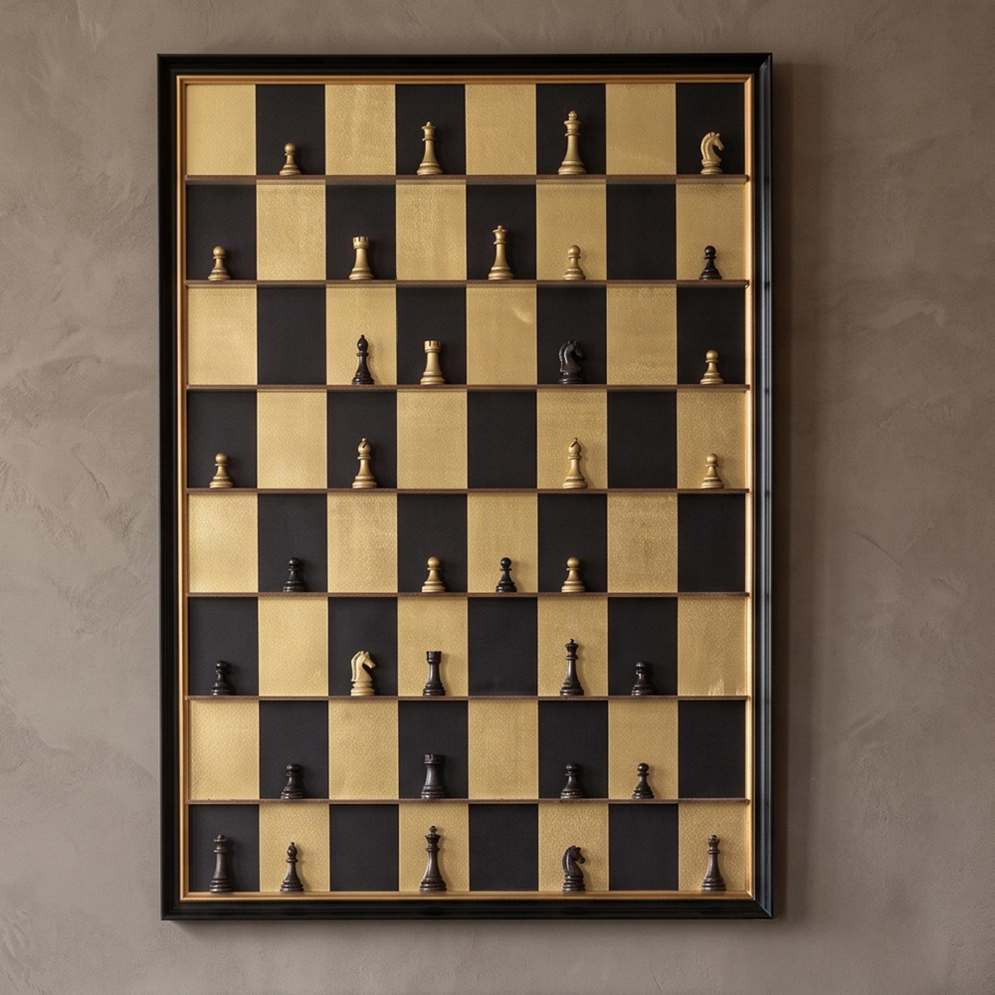 Nala Wall Art - Black and Gold