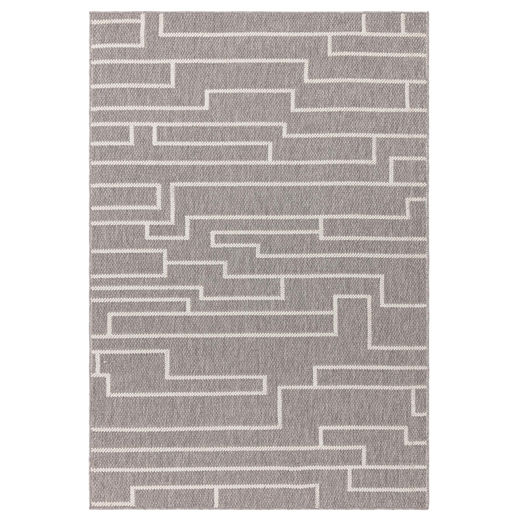 Boho Camber Track Rug - Grey - 80cm x 150cm