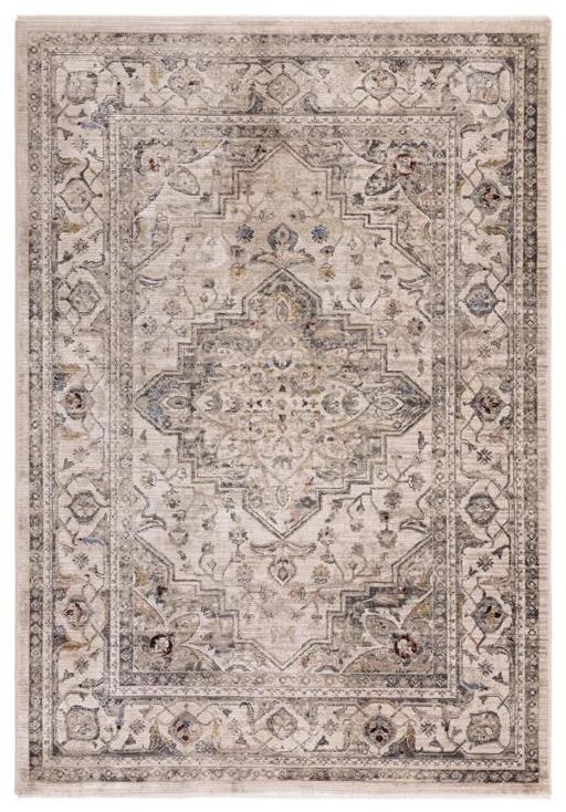 Classic Heritage Sovereign Medallion Rug - Ash - 120cm x 166cm