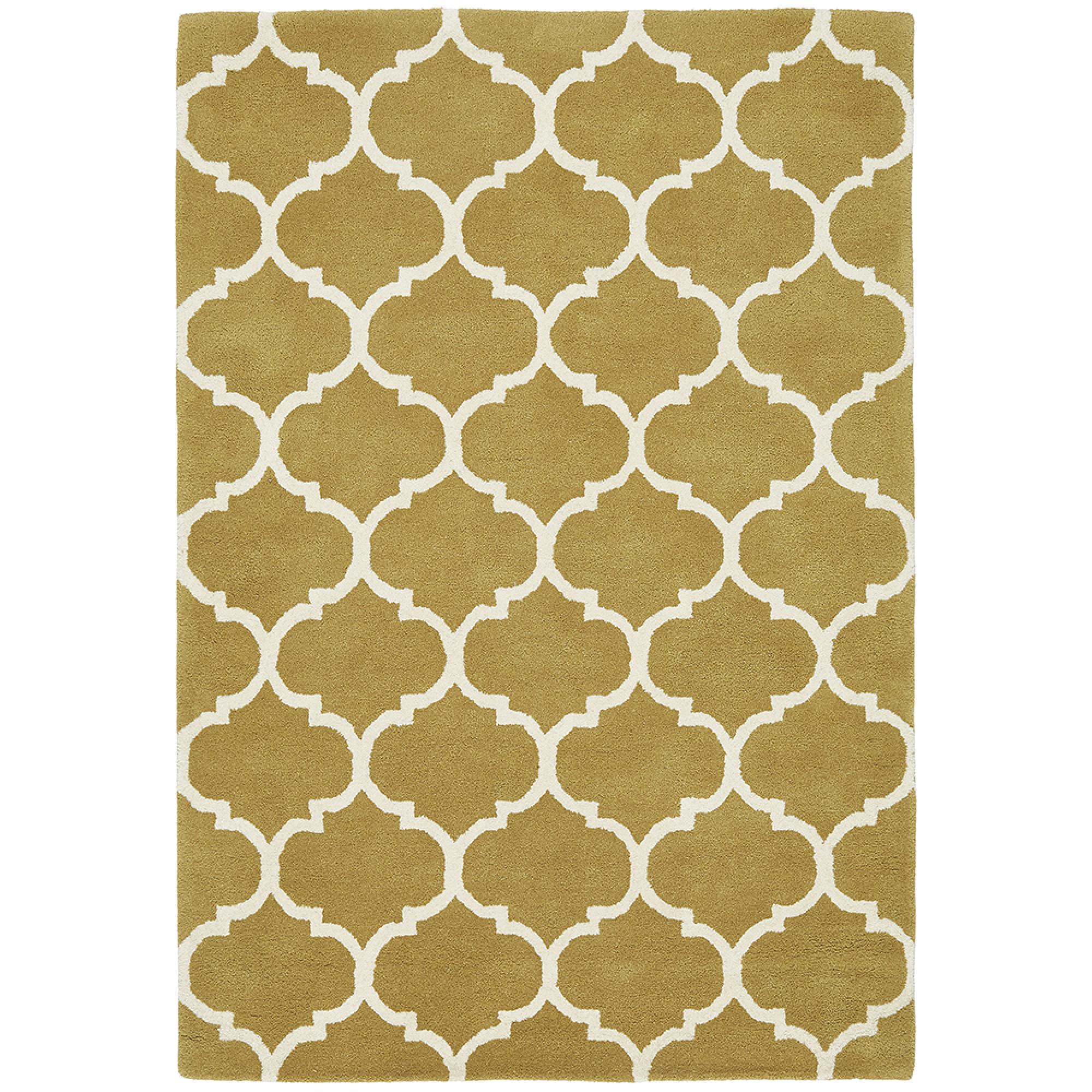 Contemporary Design Albany Rug - Ogee Ochre - Sizes Available