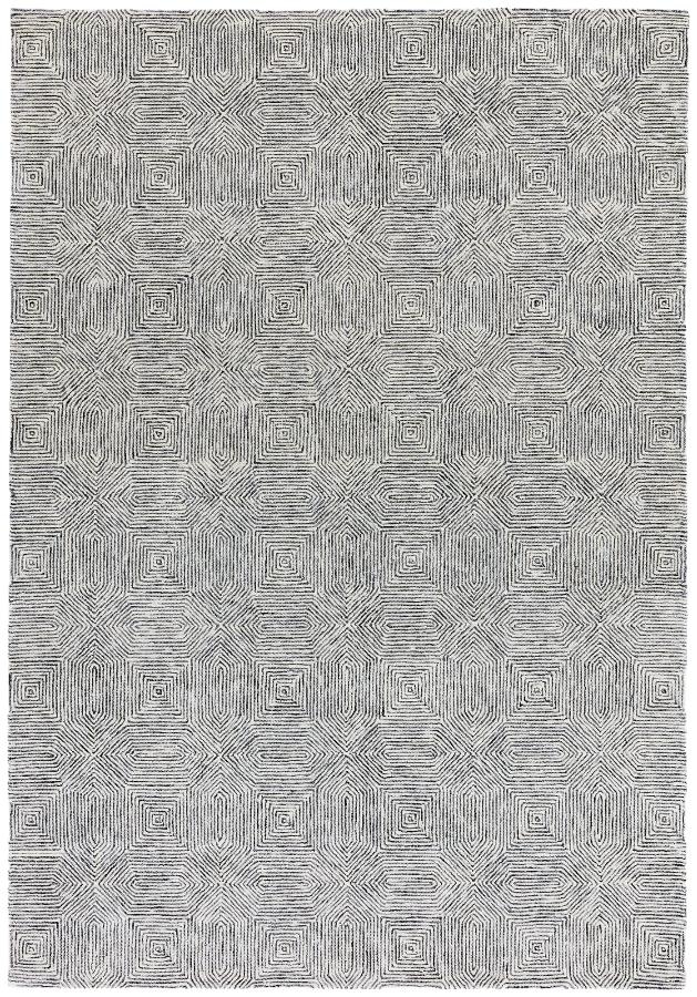 Contemporary Design Camden Rug - Black and White - Sizes Available