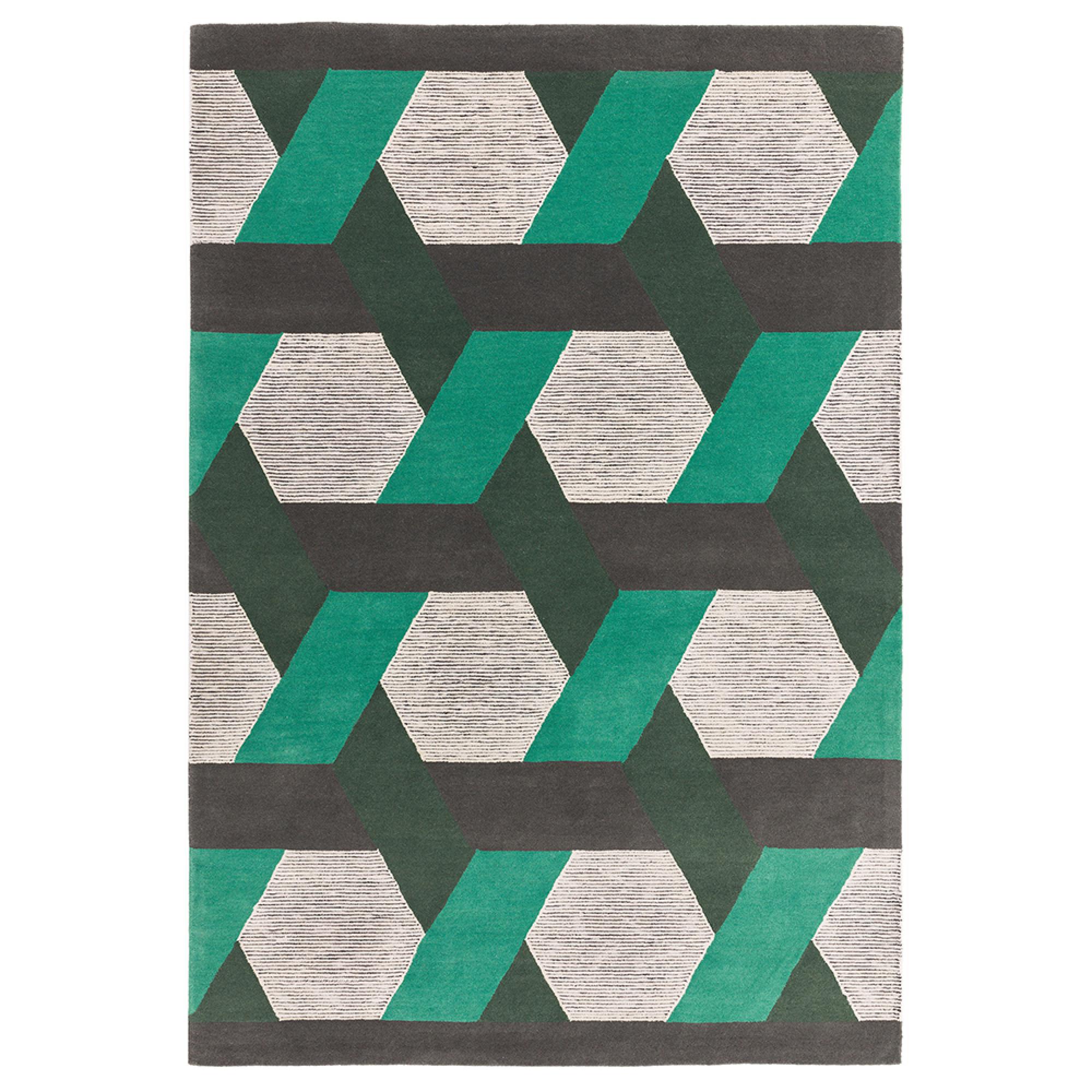 Contemporary Design Camden Rug - Green - 160cm x 230cm