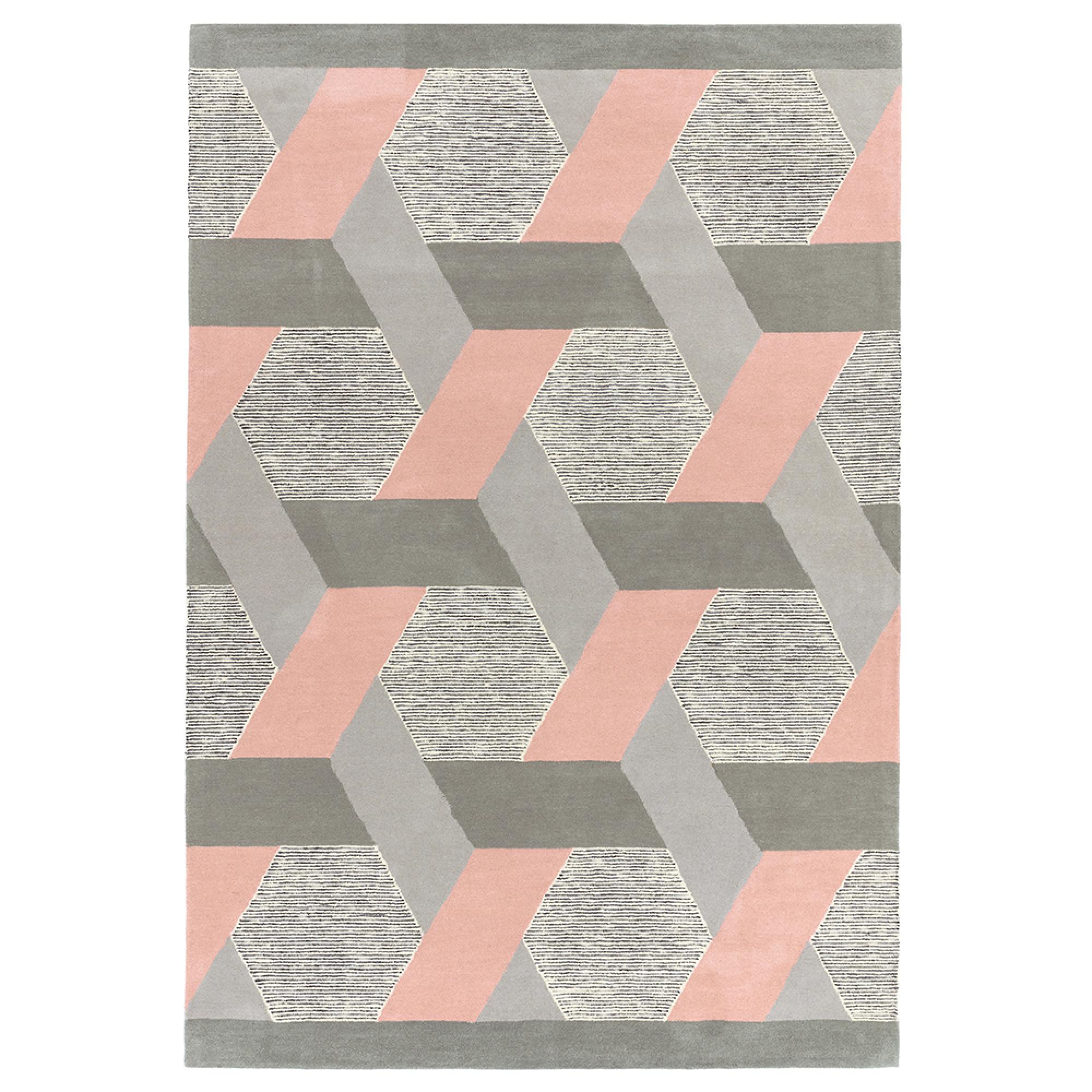 Contemporary Design Camden Rug - Pink - Sizes Available
