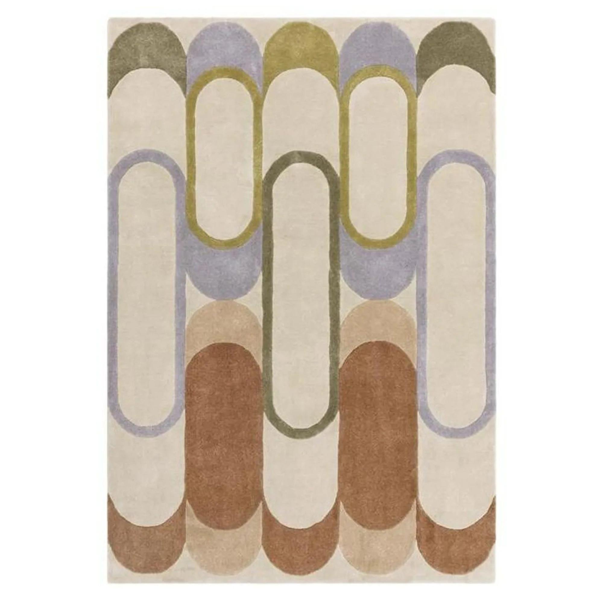 Contemporary Design Romy Rug - Module Pastel Multi Colour - 120cm x 170cm