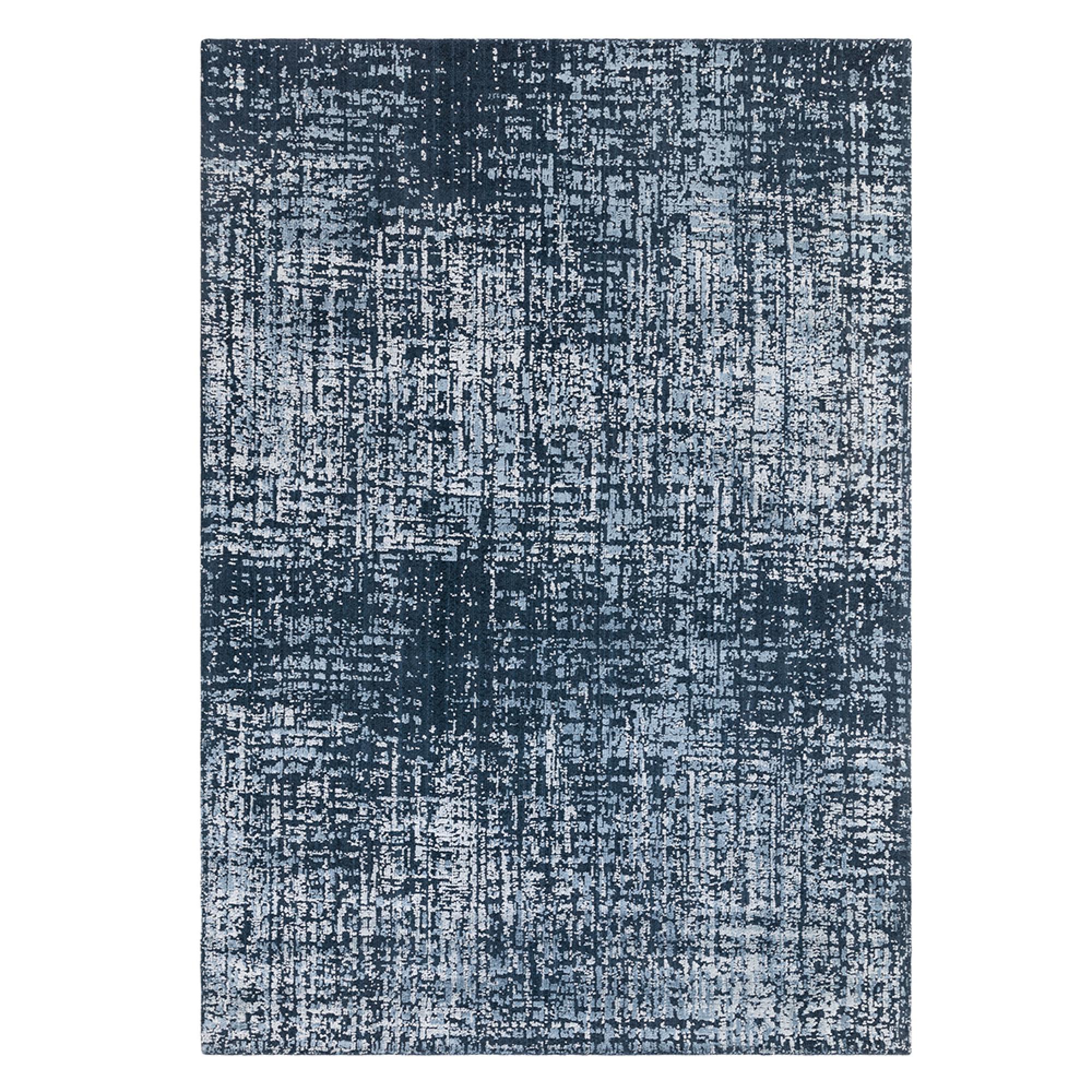 Contemporary Design Torino Rug - Petro Blue - Sizes Available