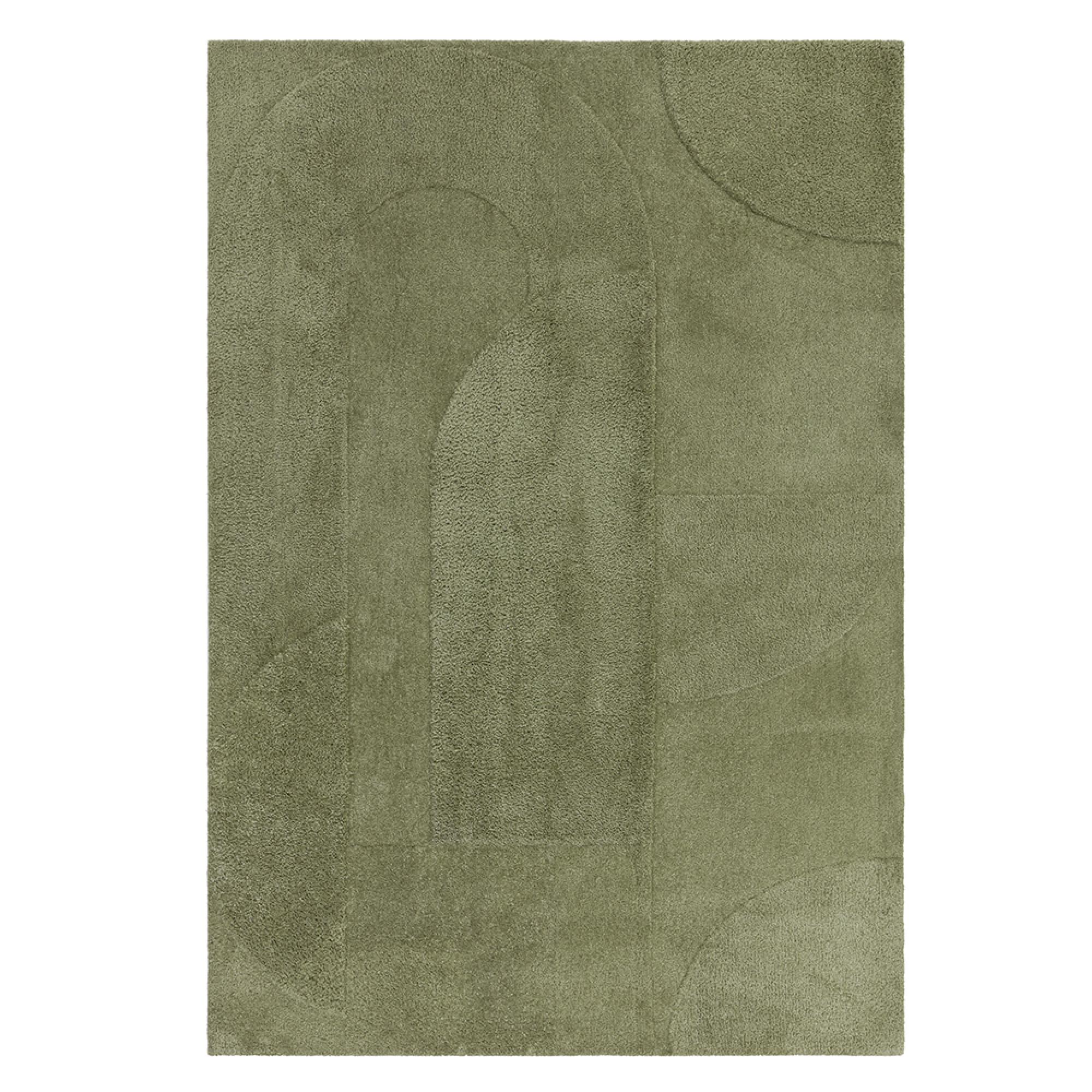 Contemporary Design Tova Rug - Green - Sizes Available