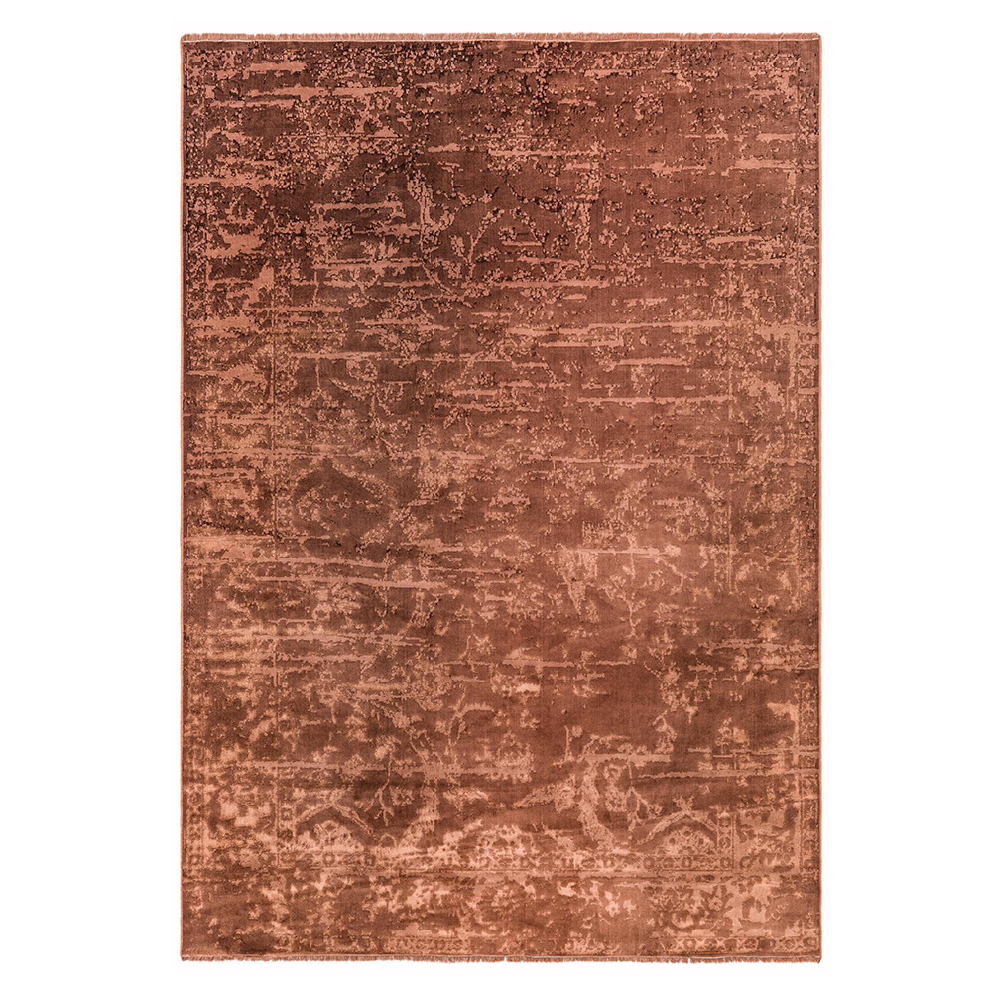 Contemporary Design Zehraya Rug - Abstract Rust - Sizes Available