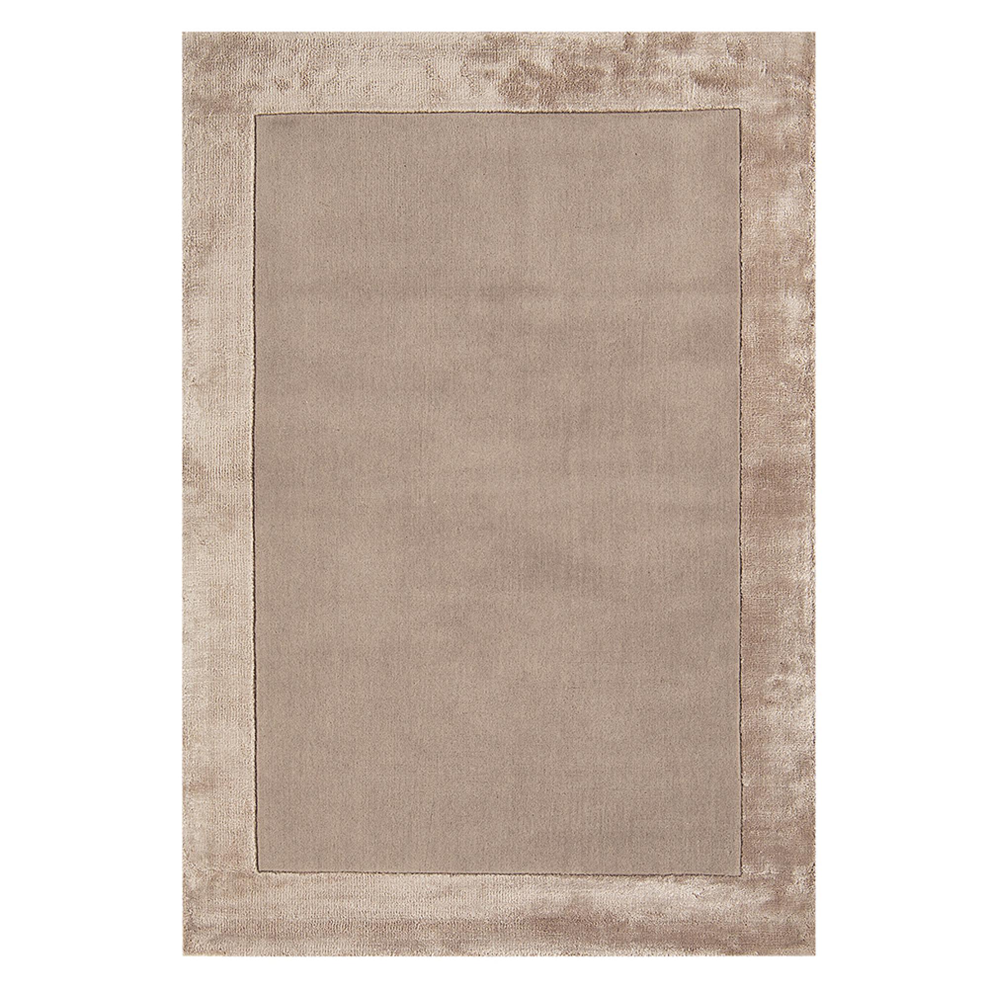 Contemporary Plain Ascot Rug - Sand - Sizes Available