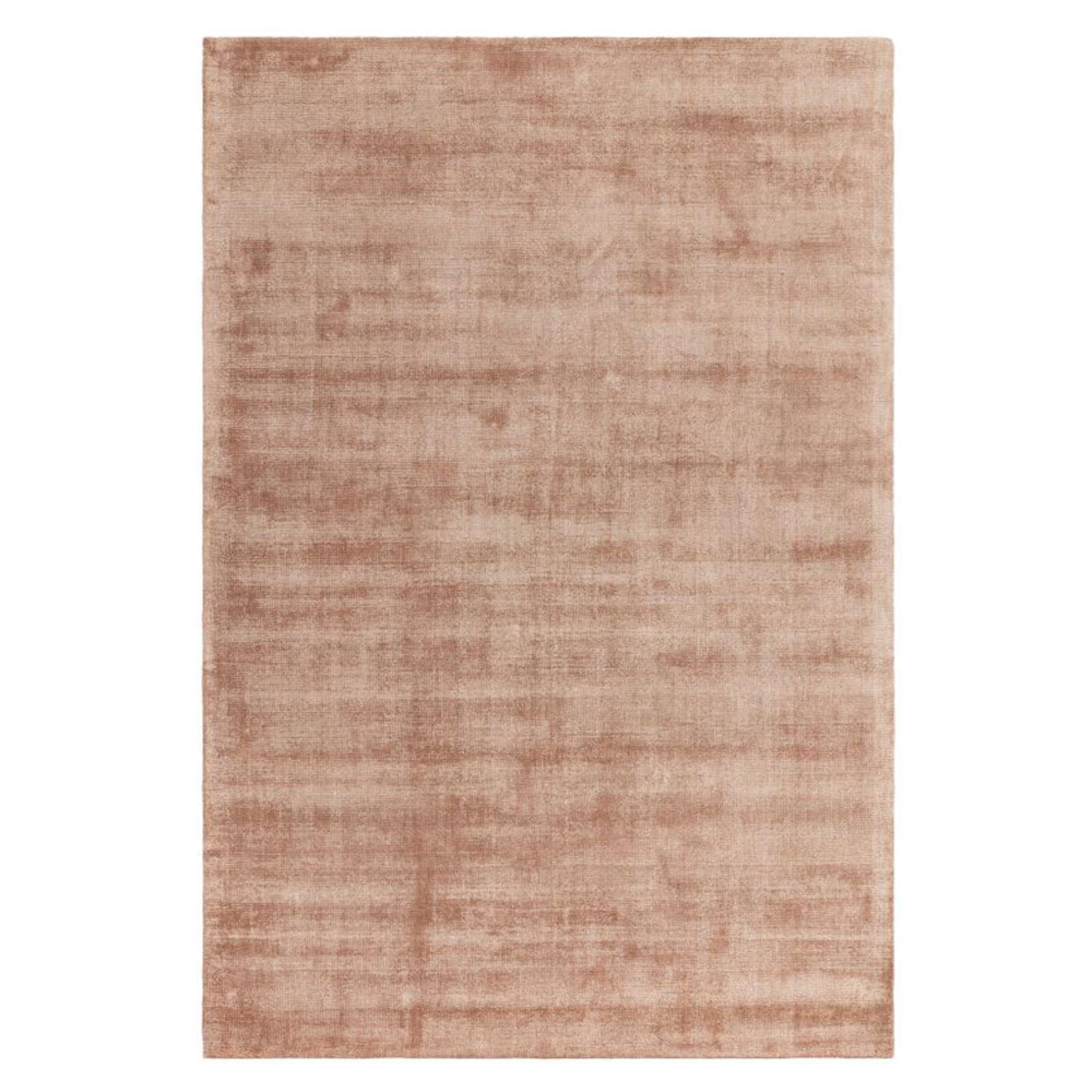 Contemporary Plain Aston Rug - Copper - Sizes Available