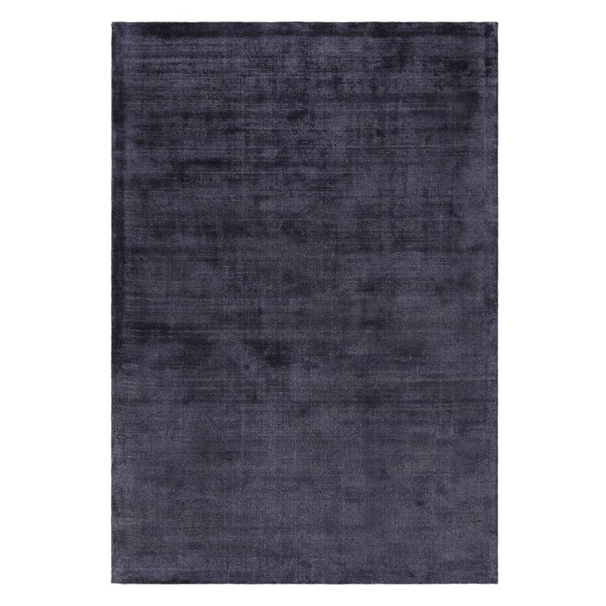 Contemporary Plain Aston Rug - Navy - Sizes Available