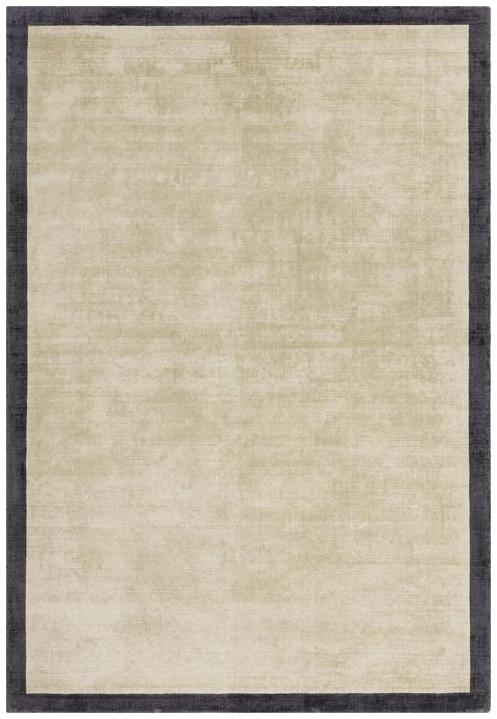 Contemporary Plain Blade Rug - Border 10 - Putty Charcoal - Sizes Available