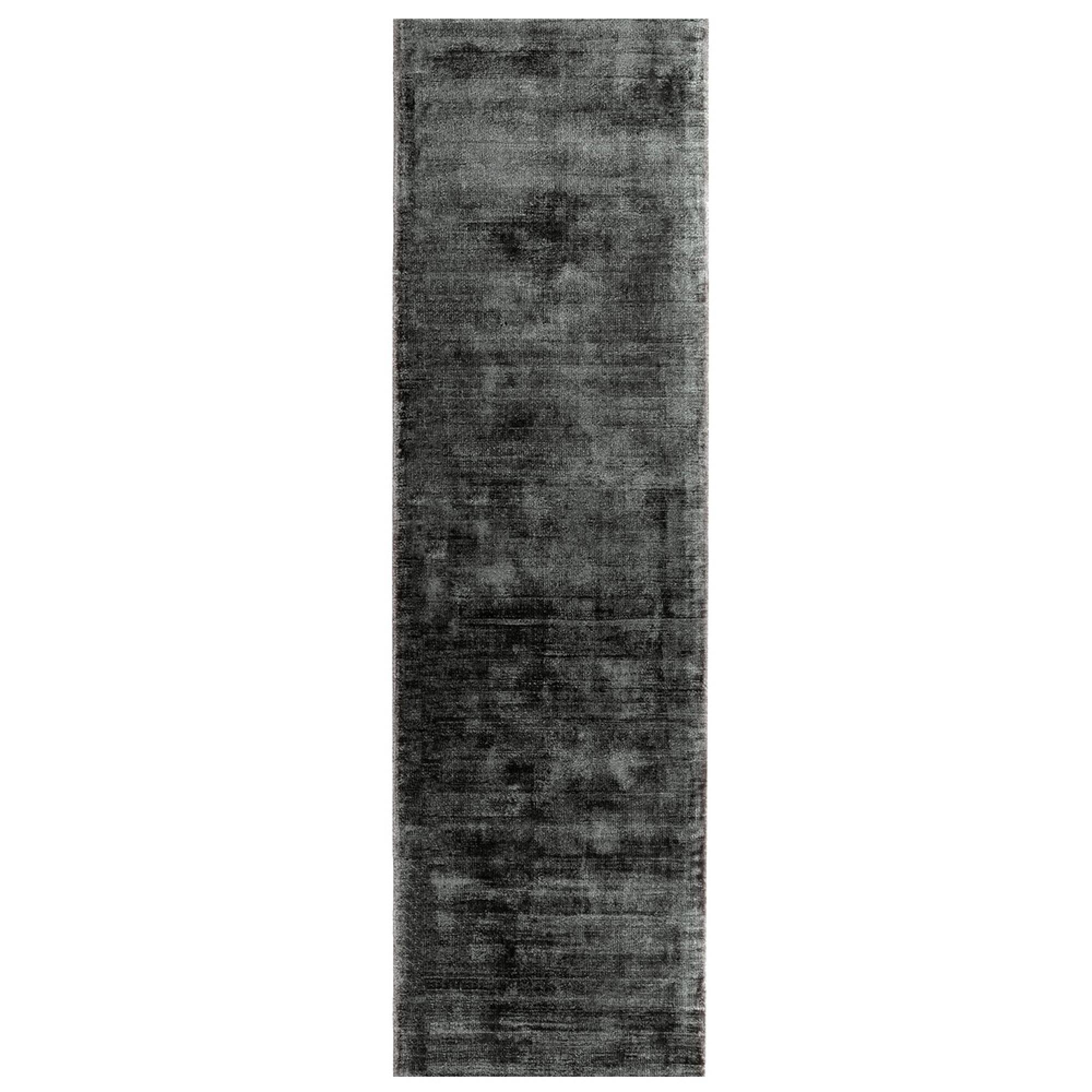 Contemporary Plain Blade Runner - Charcoal - 66cm x 240cm