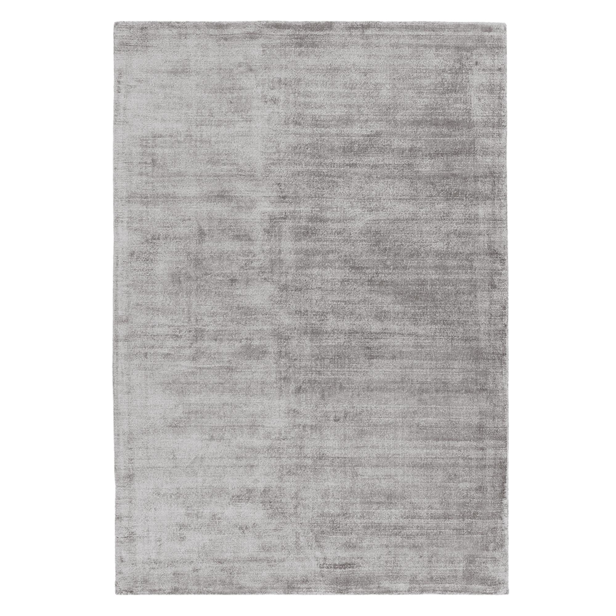 Contemporary Plain Blade Rug - Silver - Sizes Available