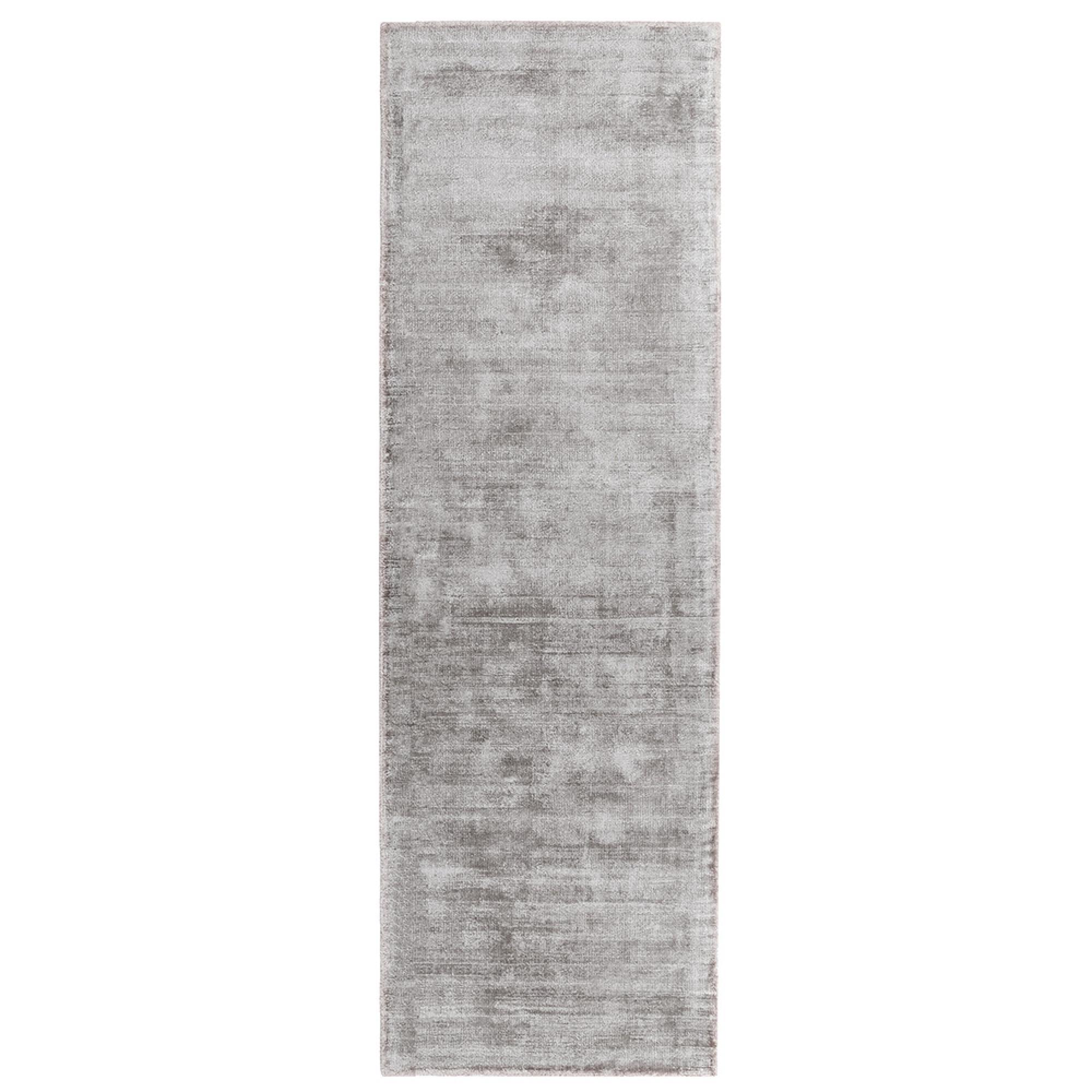 Contemporary Plain Blade Runner - Silver - 66cm x 240cm