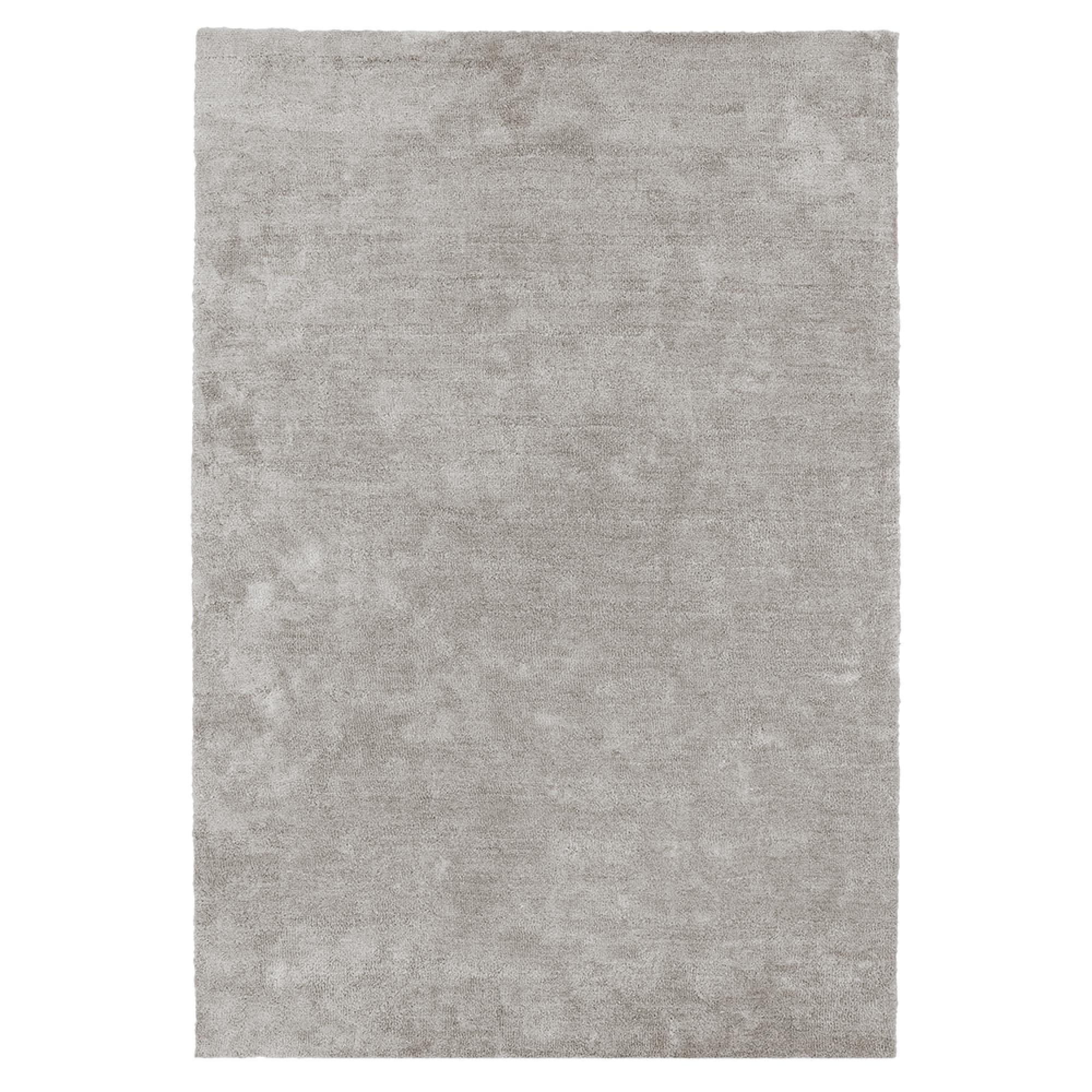 Contemporary Plain Milo Rug - Silver - Sizes Available