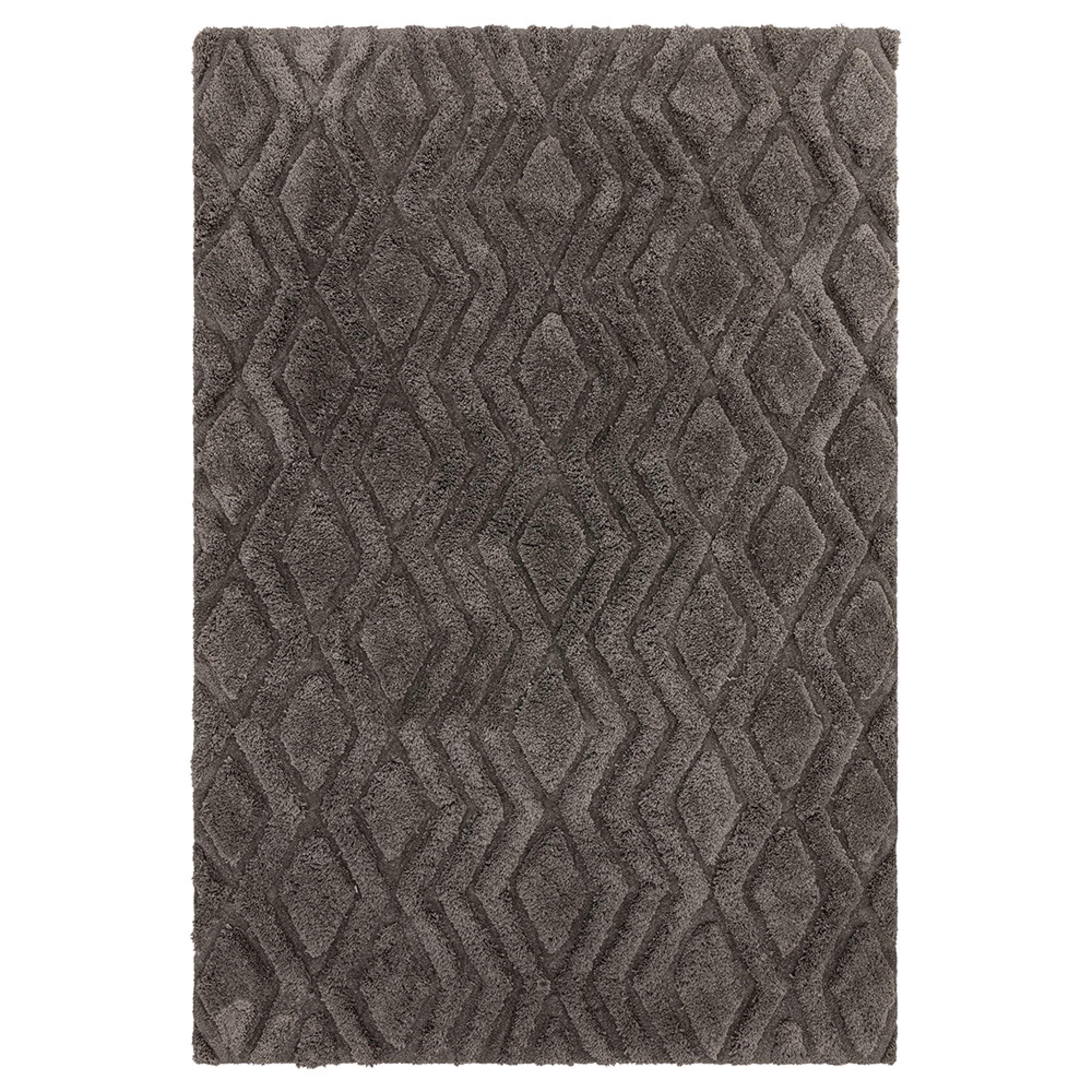 Cosy Textures Harrison Rug - Charcoal - Sizes Available