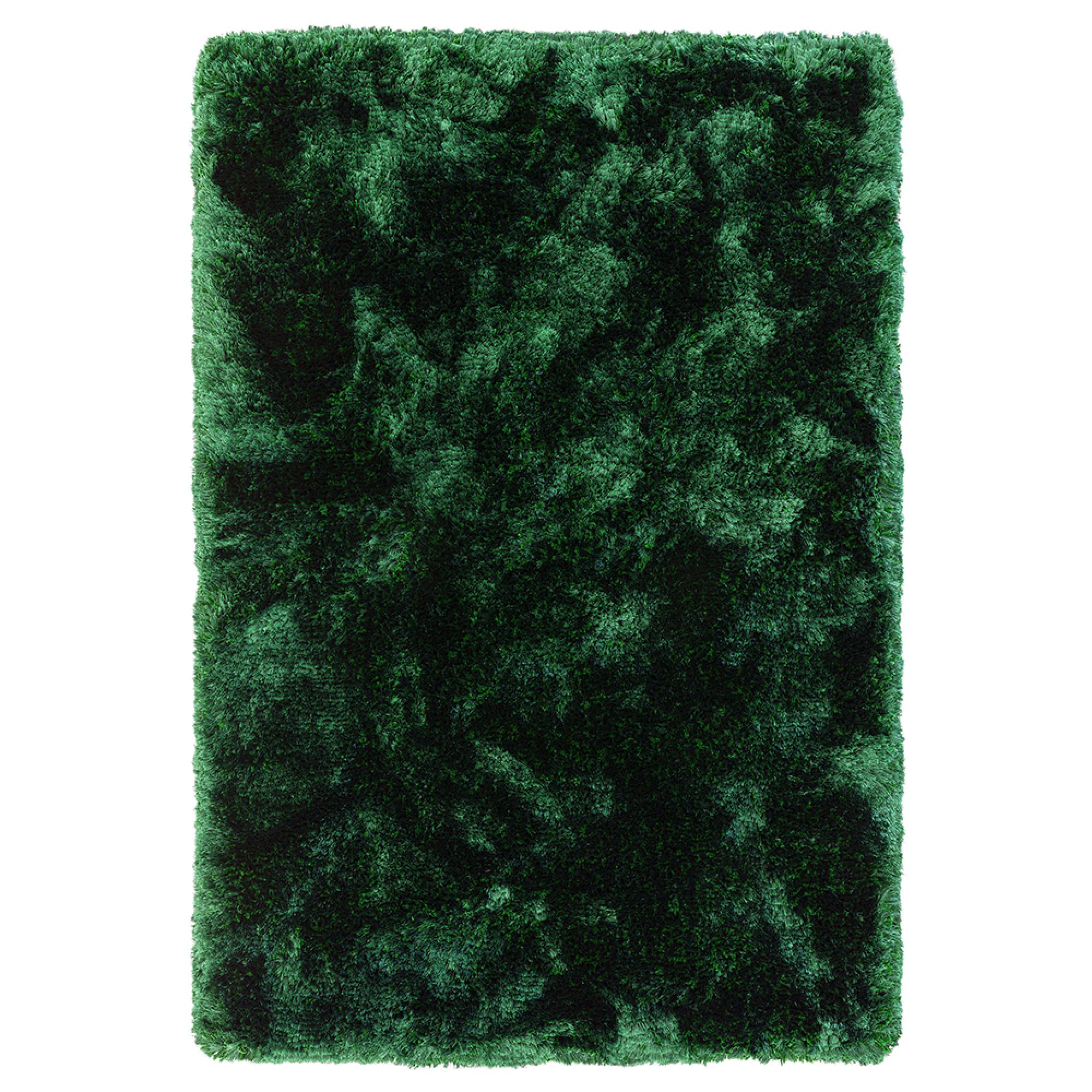Cosy Textures Plush Rug - Emerald - Sizes Available