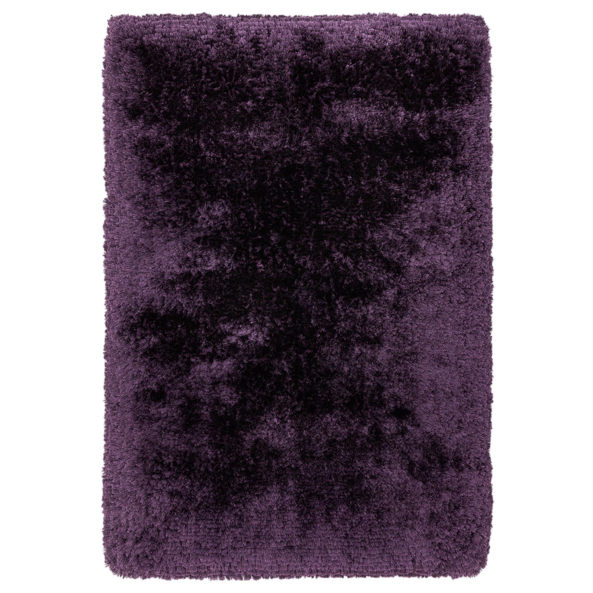 Cosy Textures Plush Rug - Purple - Sizes Available