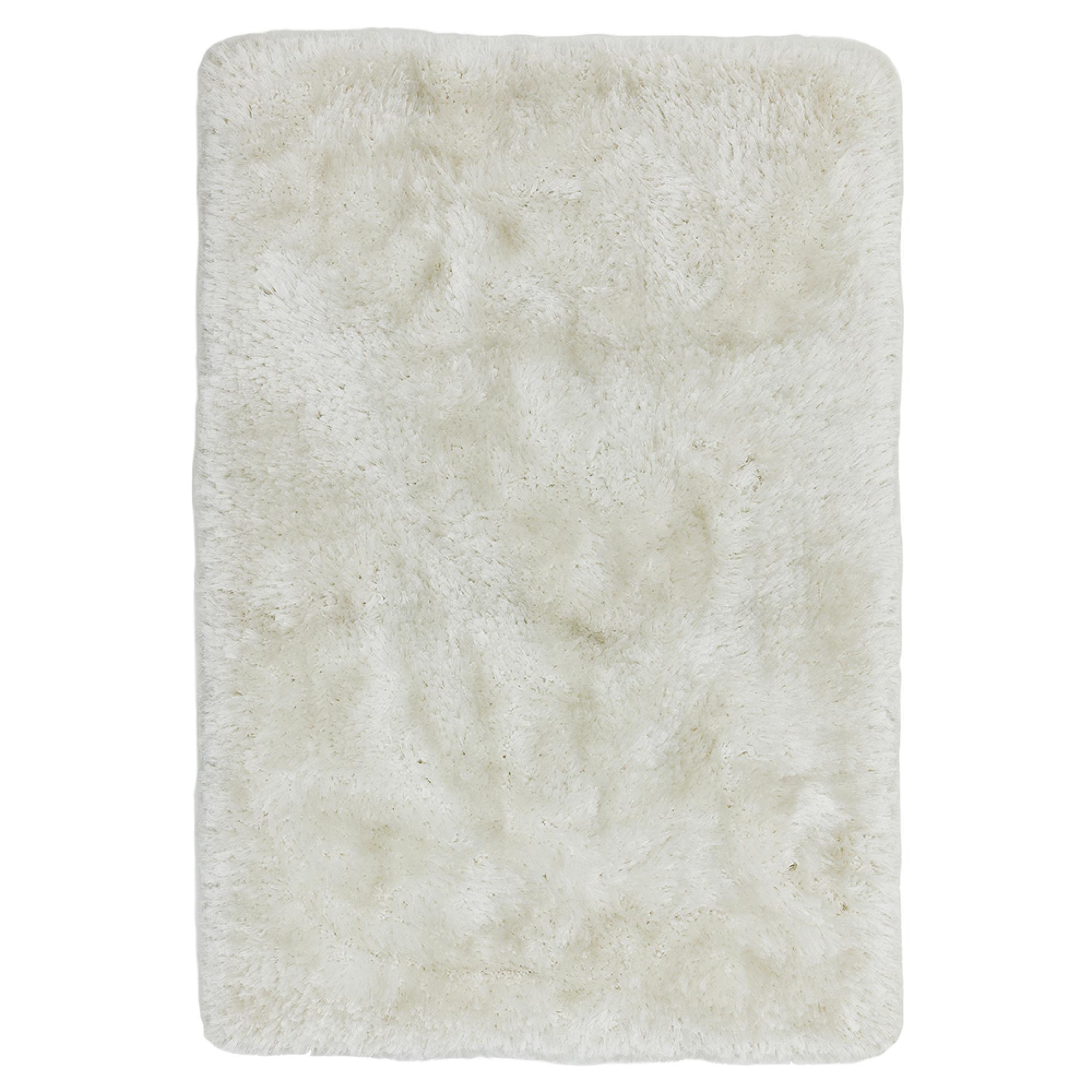 Cosy Textures Plush Rug - White - Sizes Available