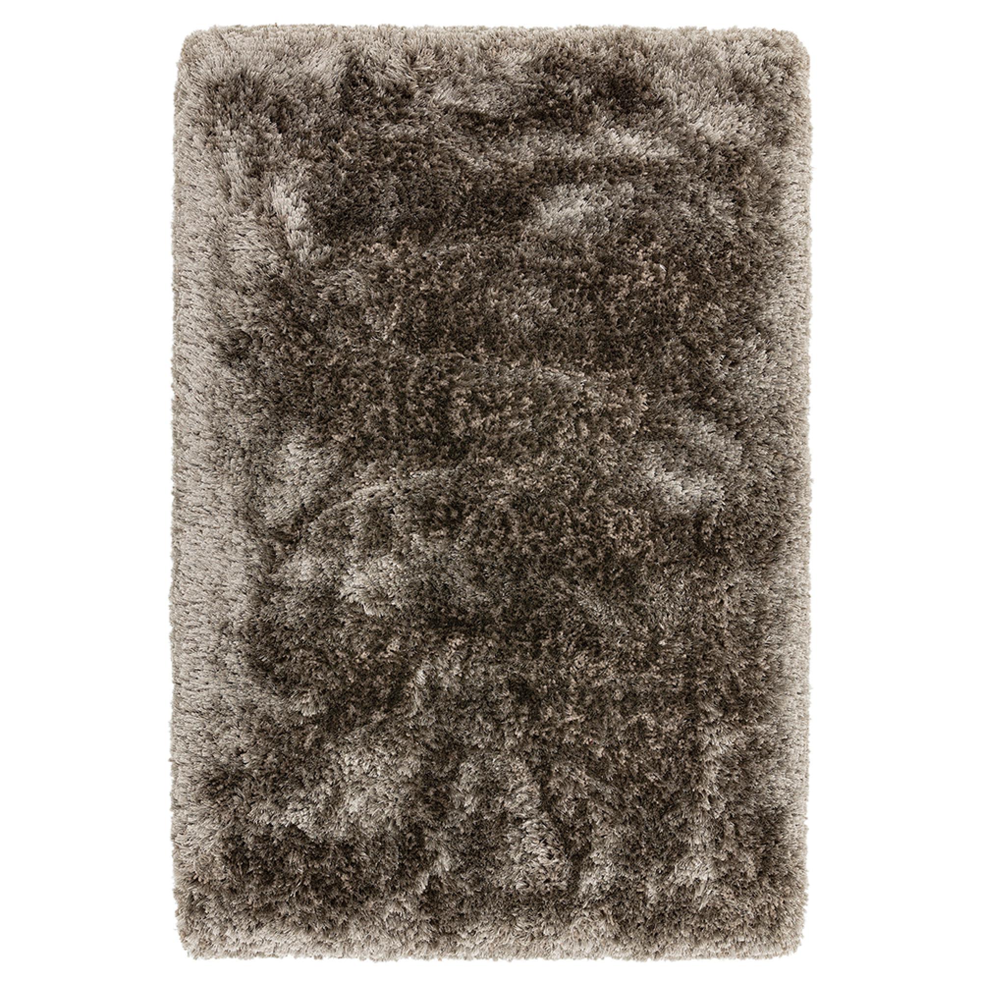 Cosy Textures Plush Rug - Zinc - Sizes Available
