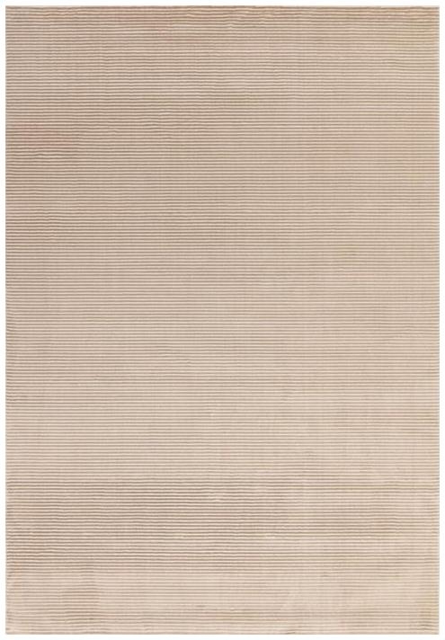 Easy Kuza Rug - Plain Stripe - Beige - Sizes Available