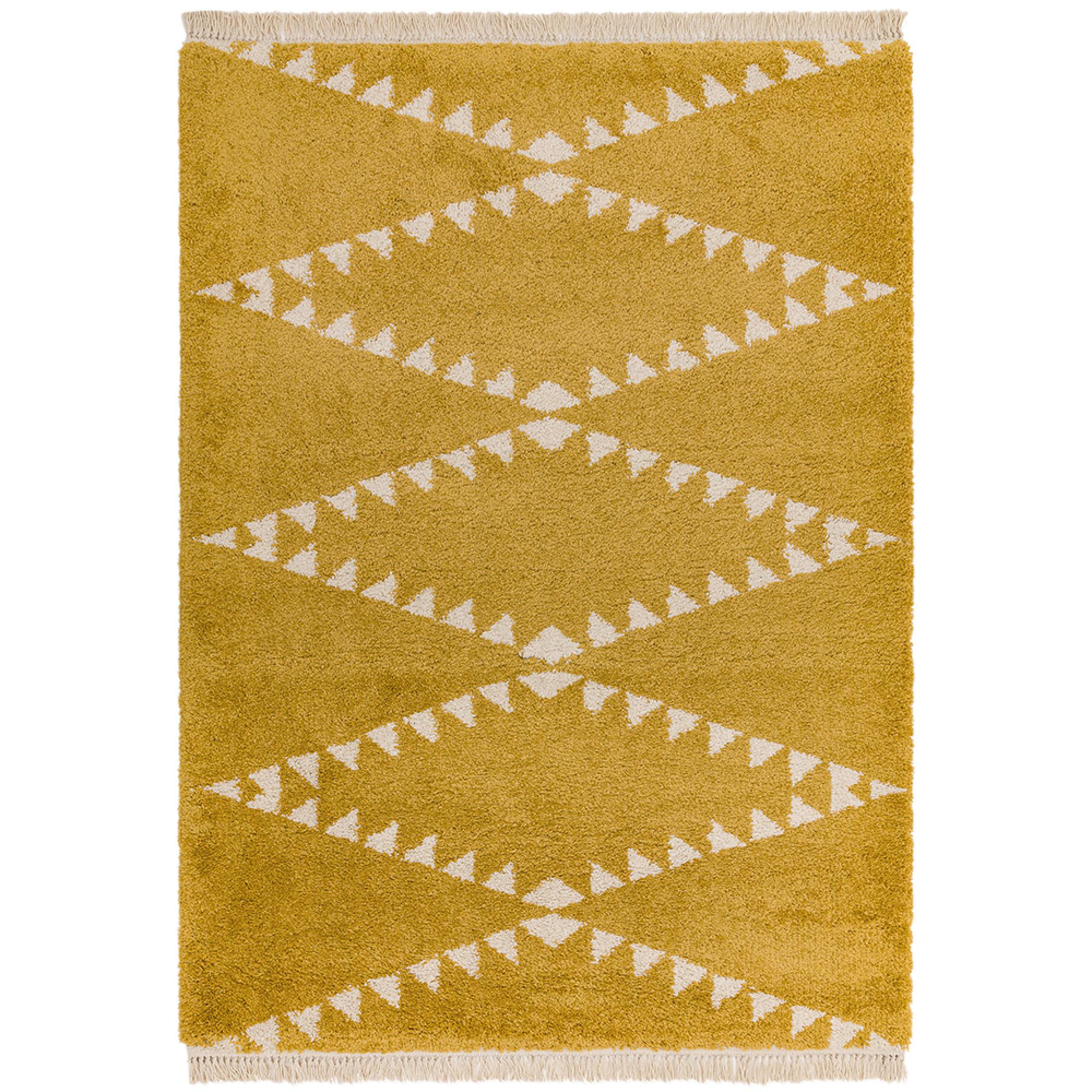 Easy Rocco Rug - Mustard - 200cm x 290cm