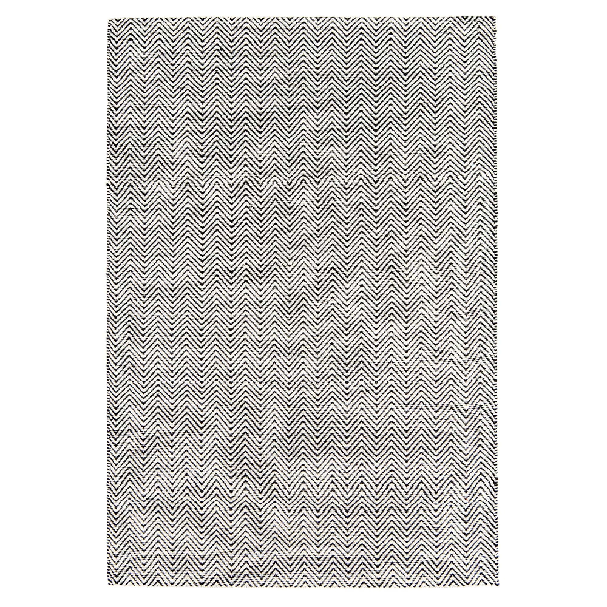 Natural Weaves Rug - Ives - Black and White - Sizes Available