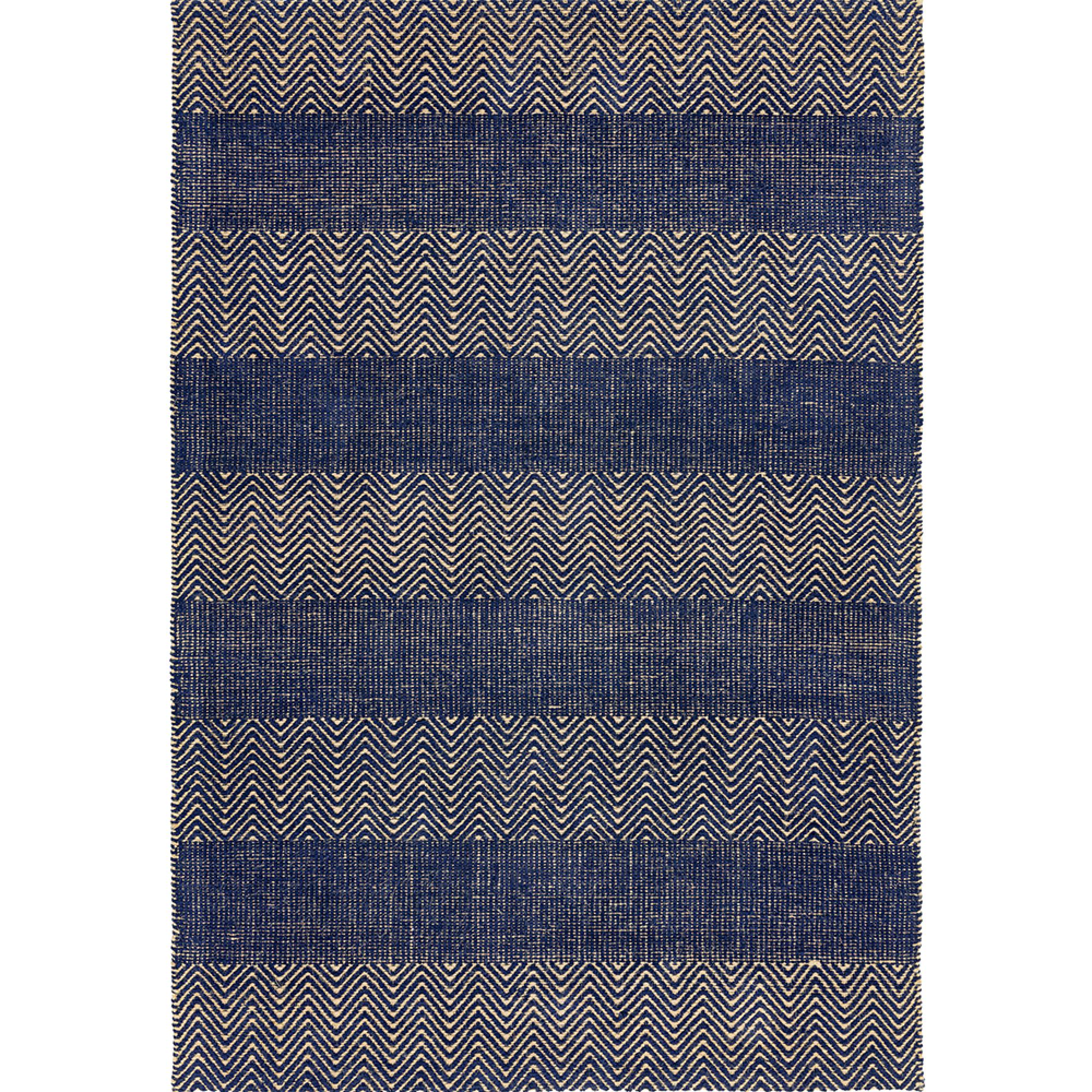 Natural Weaves Rug - Ives - Navy Blue - Sizes Available