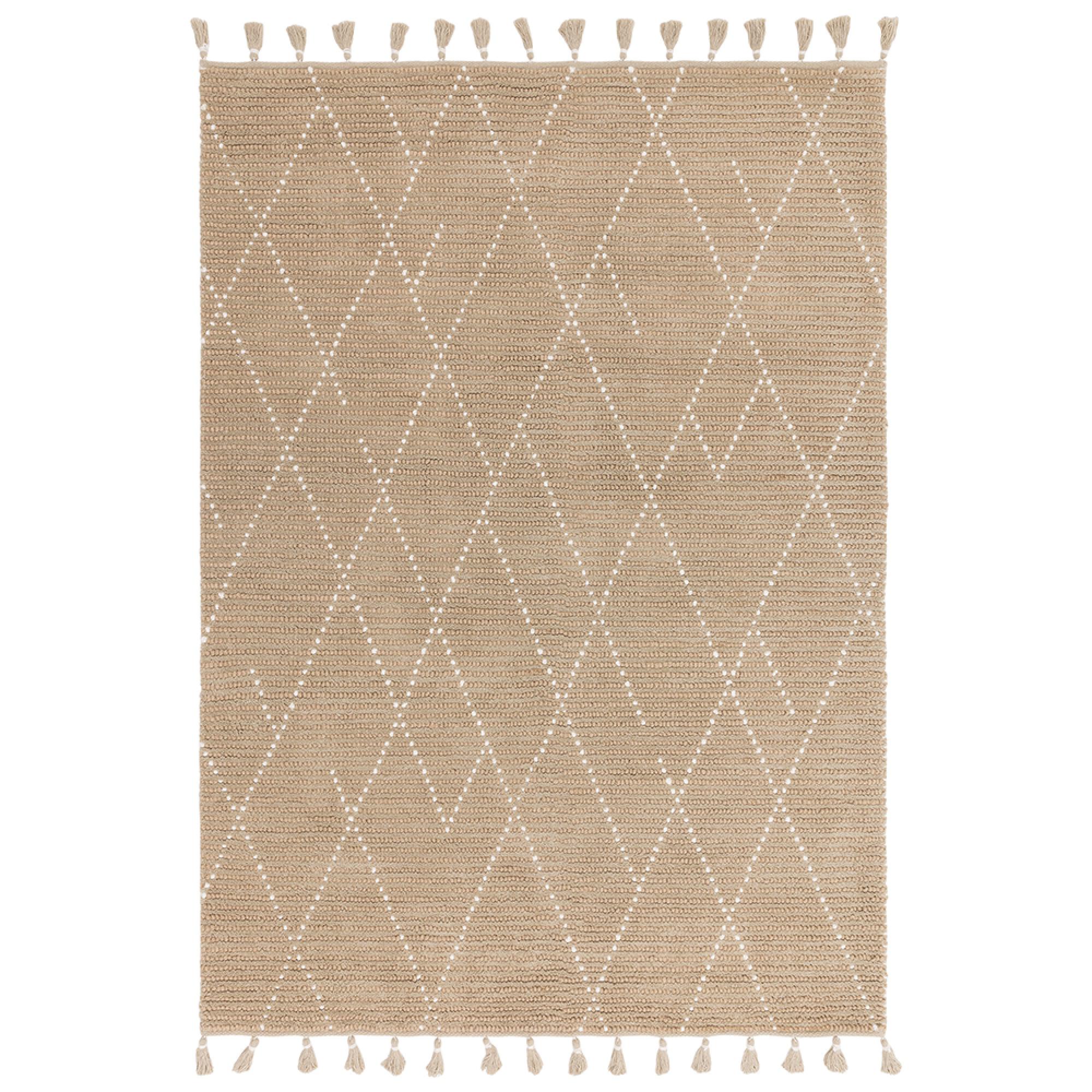 Natural Weaves Rug - Nepal - Sand and Cream - Linear - Sizes Available