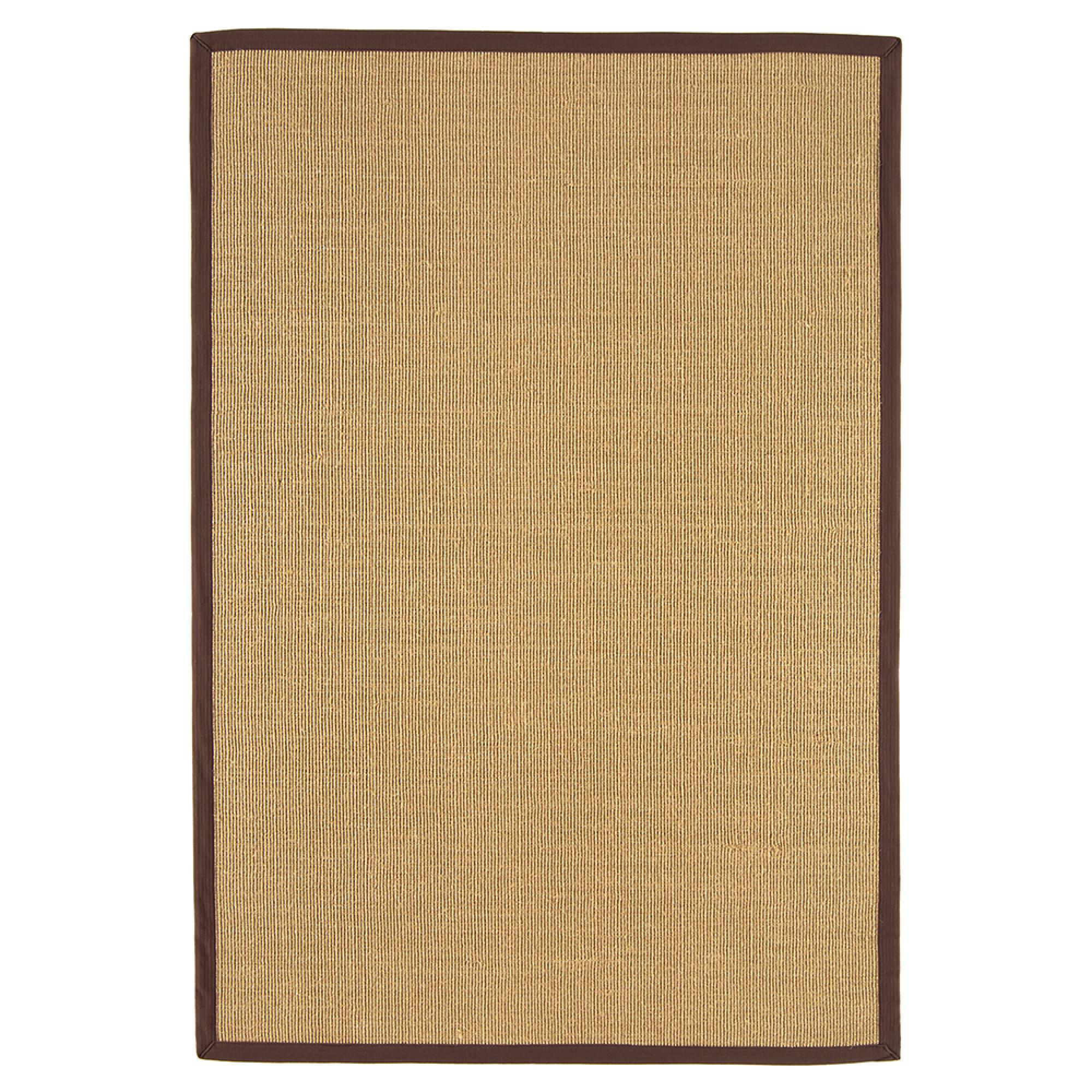Natural Weaves Rug - Sisal - Linen and Chocolate - Sizes Available