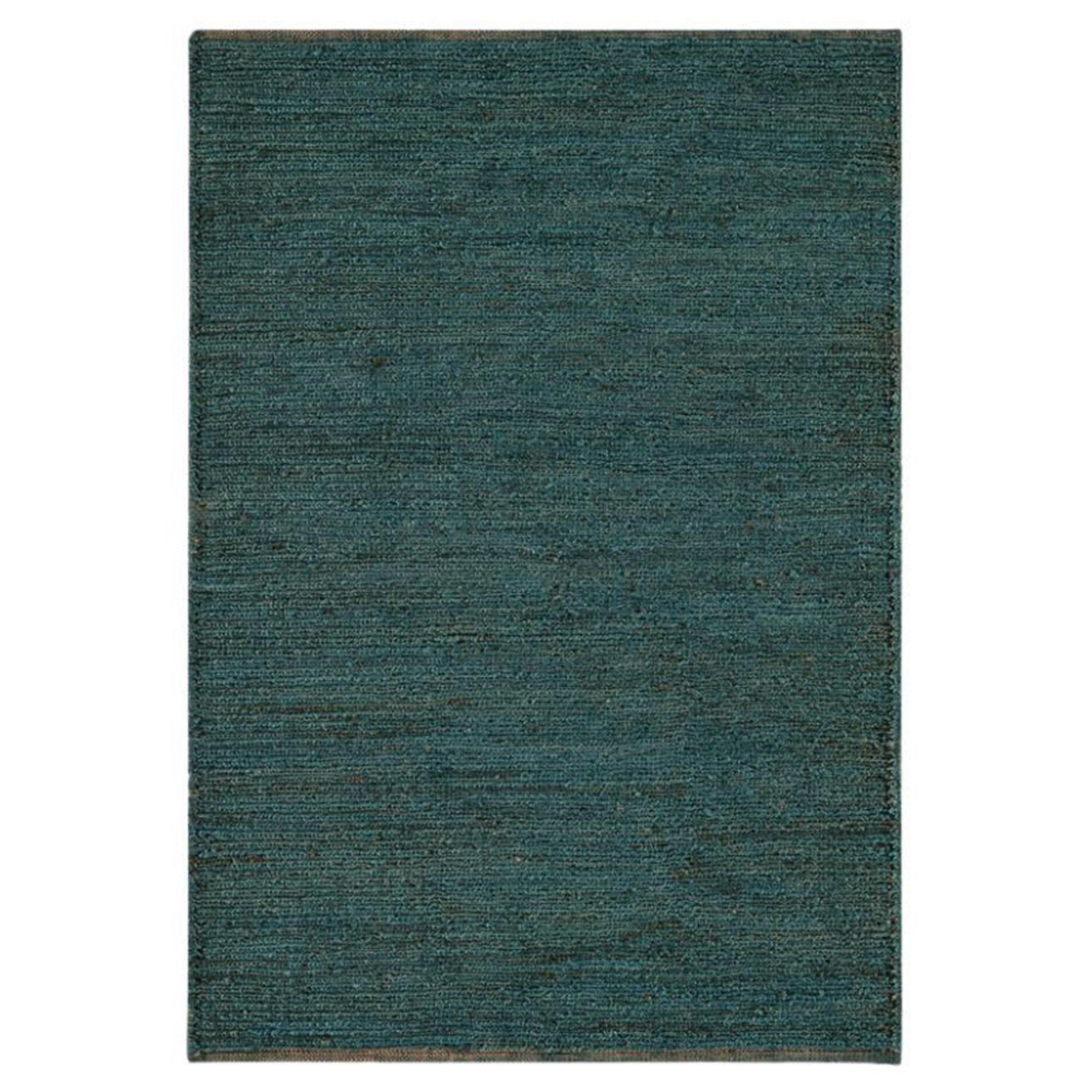 Natural Weaves Rug - Soumak - Teal - Sizes Available