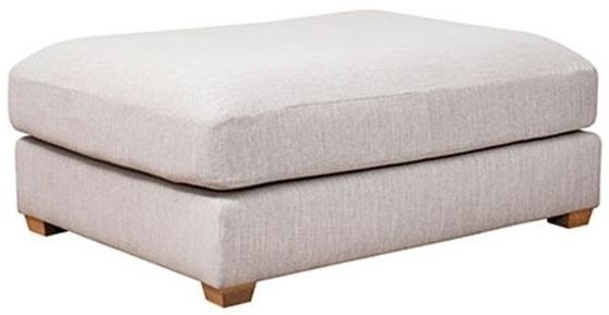 Buoyant Carter Fabric Footstool - Large - Variation Available