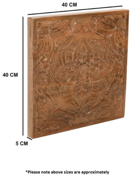 Carved Mango Wood Wall Art