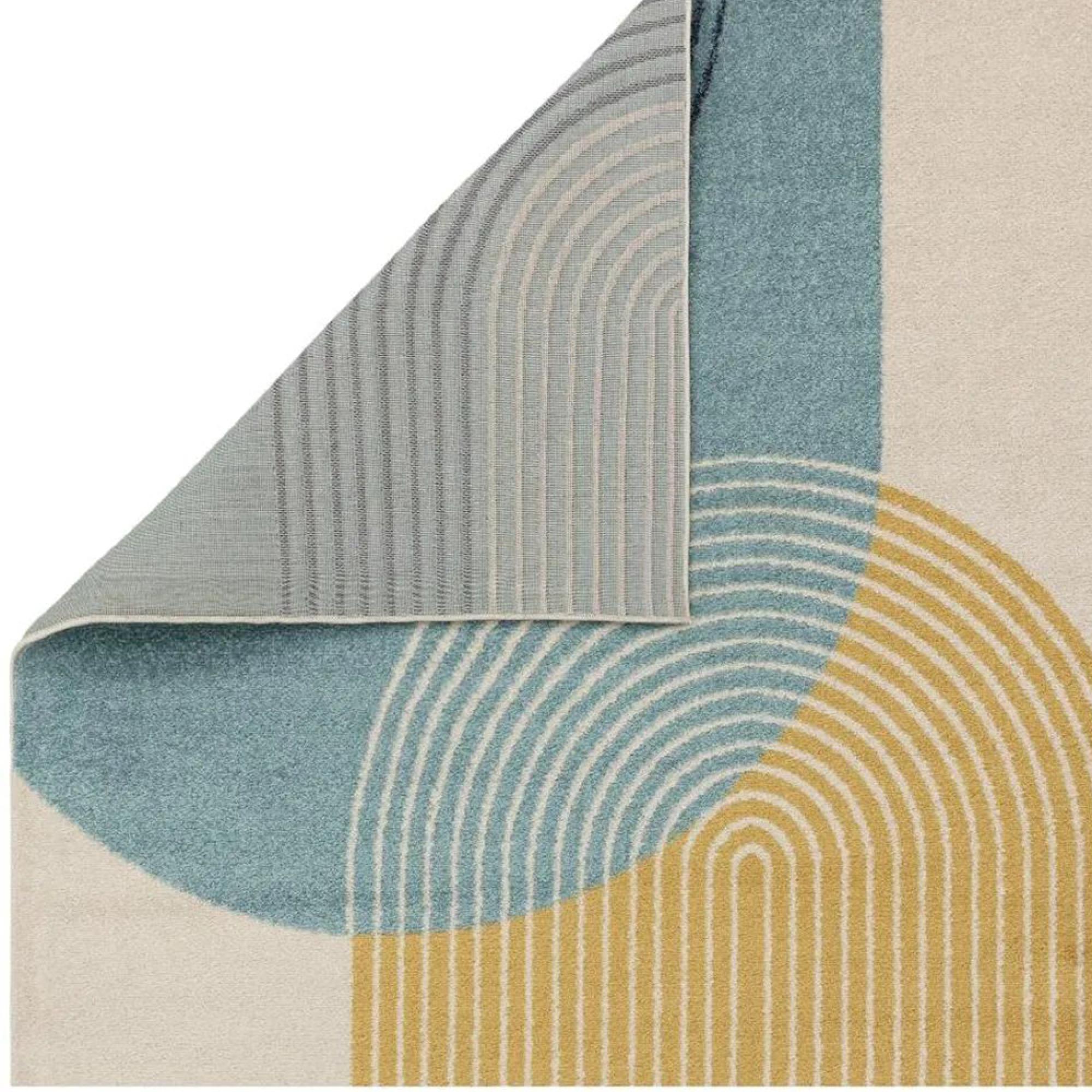 Clearance - Asiatic Easy Muse Retro MU15 Blue Rug - FSS16152