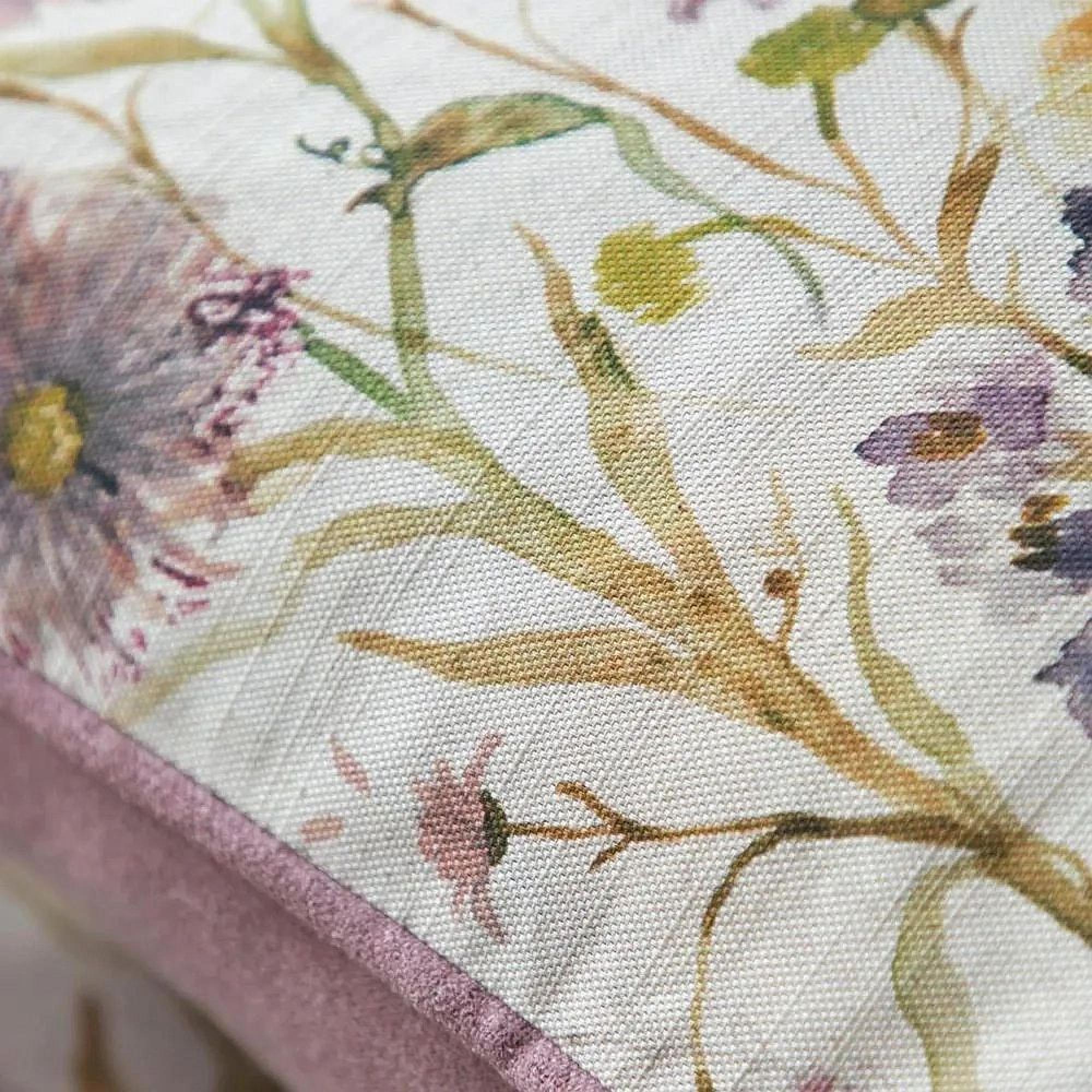 Clearance - Voyage Maison Medmerry Linen Printed Piped Cover Only - FSS15944