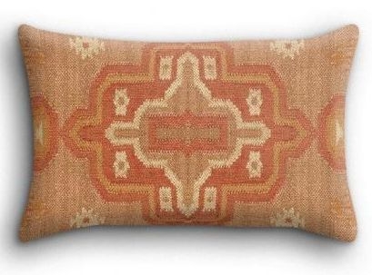 Dewas Kilim Orange Cushion - Large