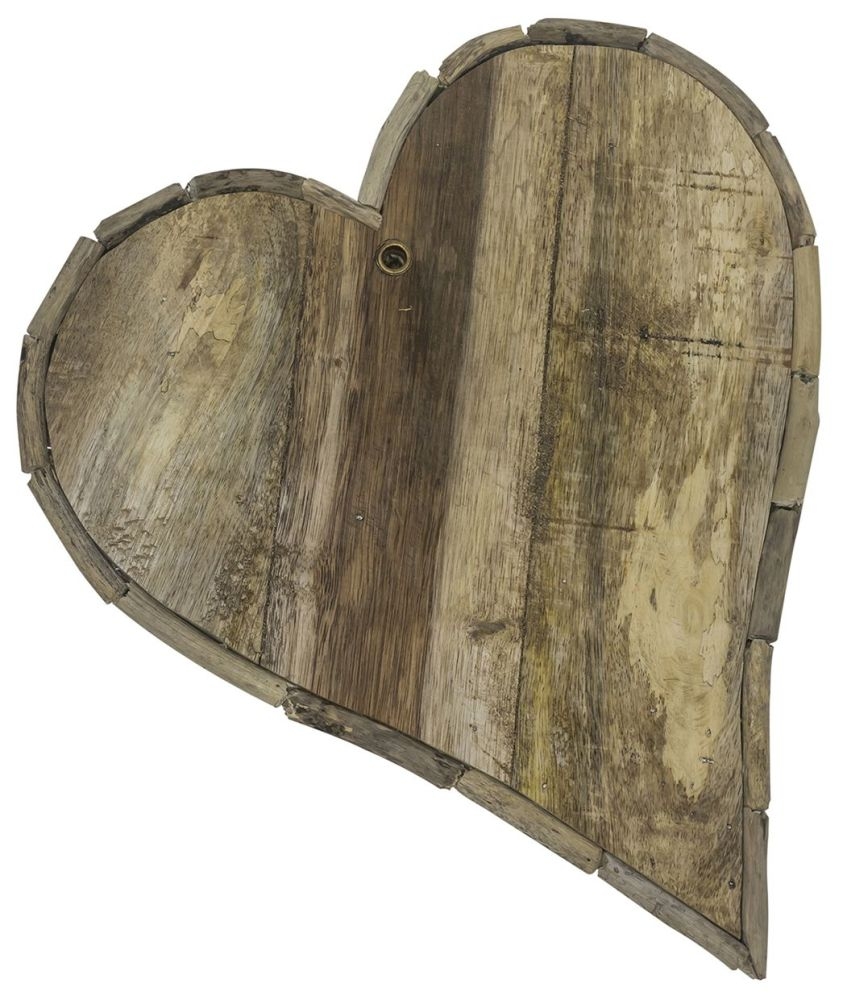 Driftwood Heart Medium Wall Deco