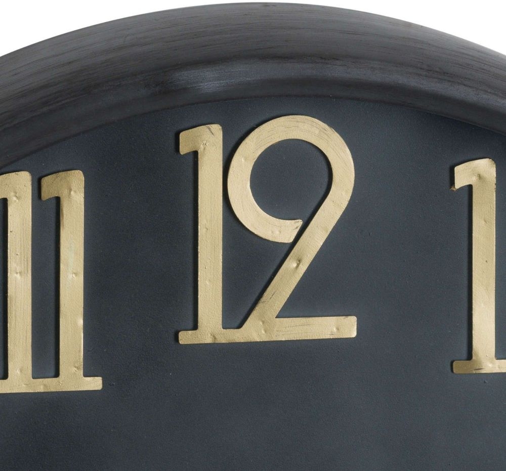 Soho Wall Clock - Large - Brass and Black - 80cm x 80cm