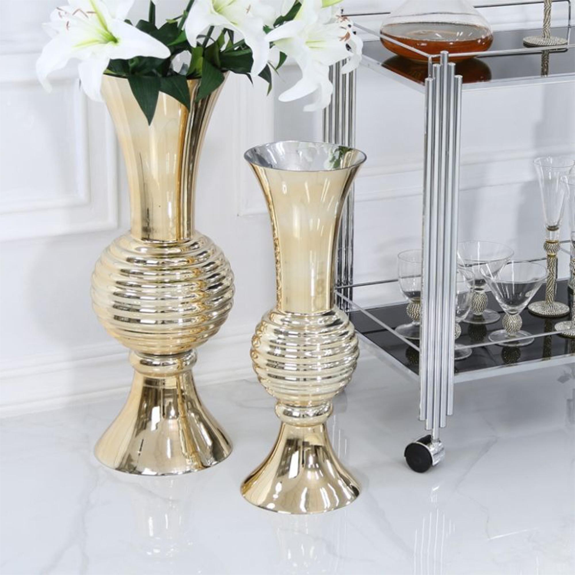 Vase - Gold - Glass