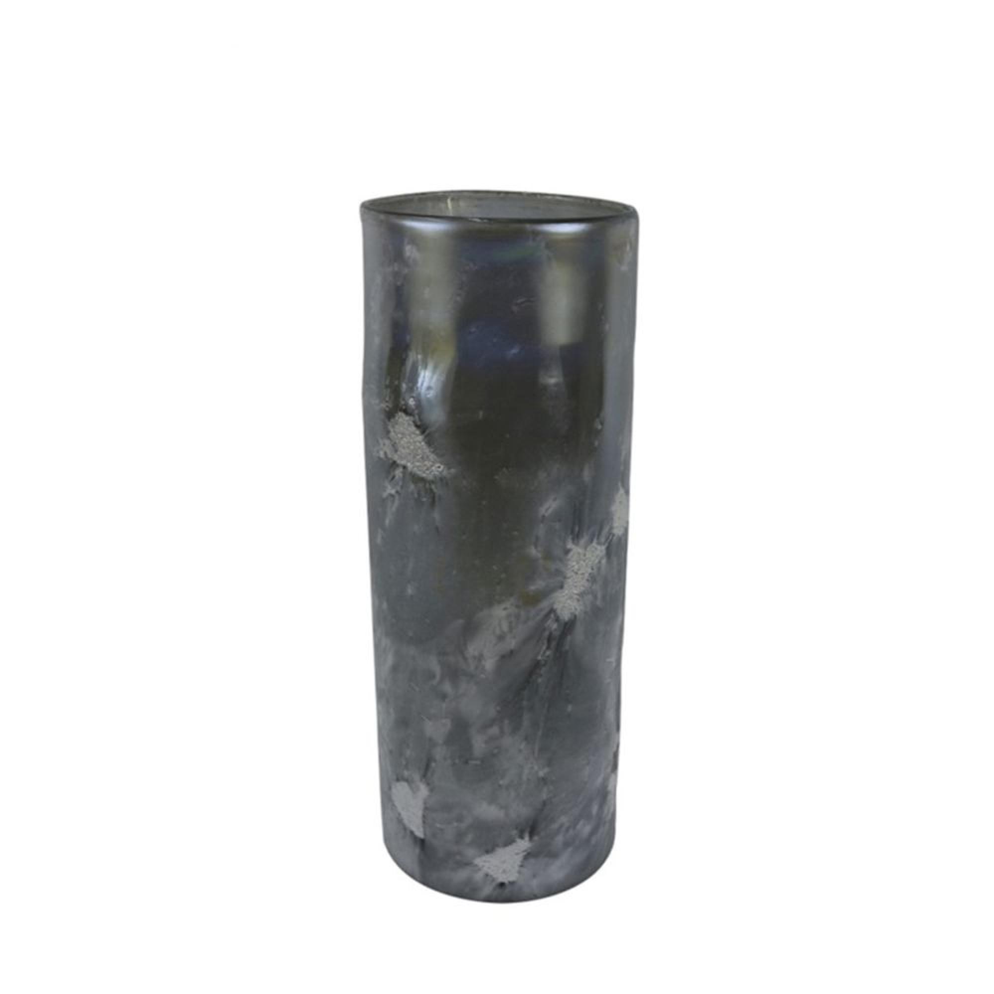 Vase - Handmade - Grey Glass