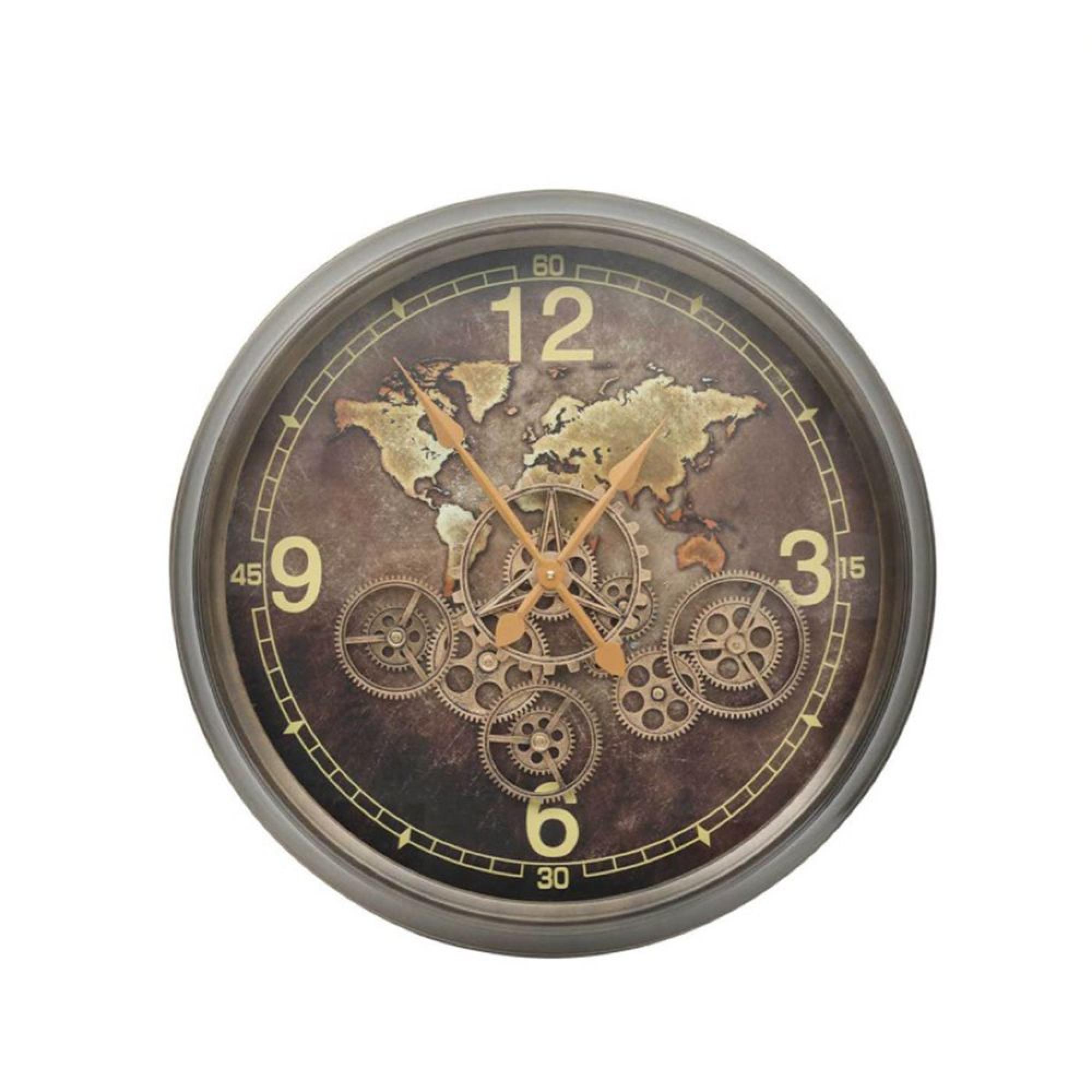 Wall Clock - Round - Industrial Coffee Gears